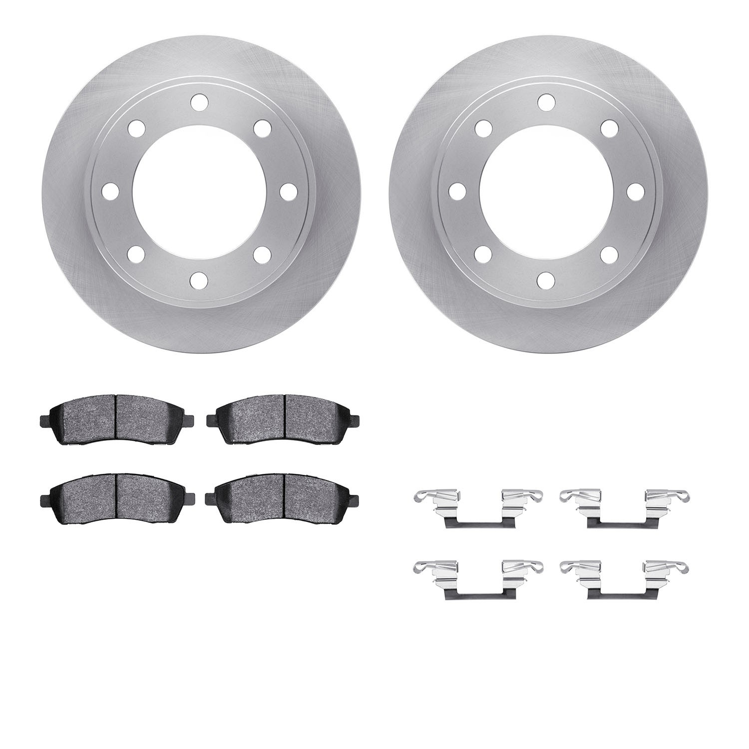 DYN 6412-54140 DFC Brake Rotor- HD Brake Pad - Hardware
