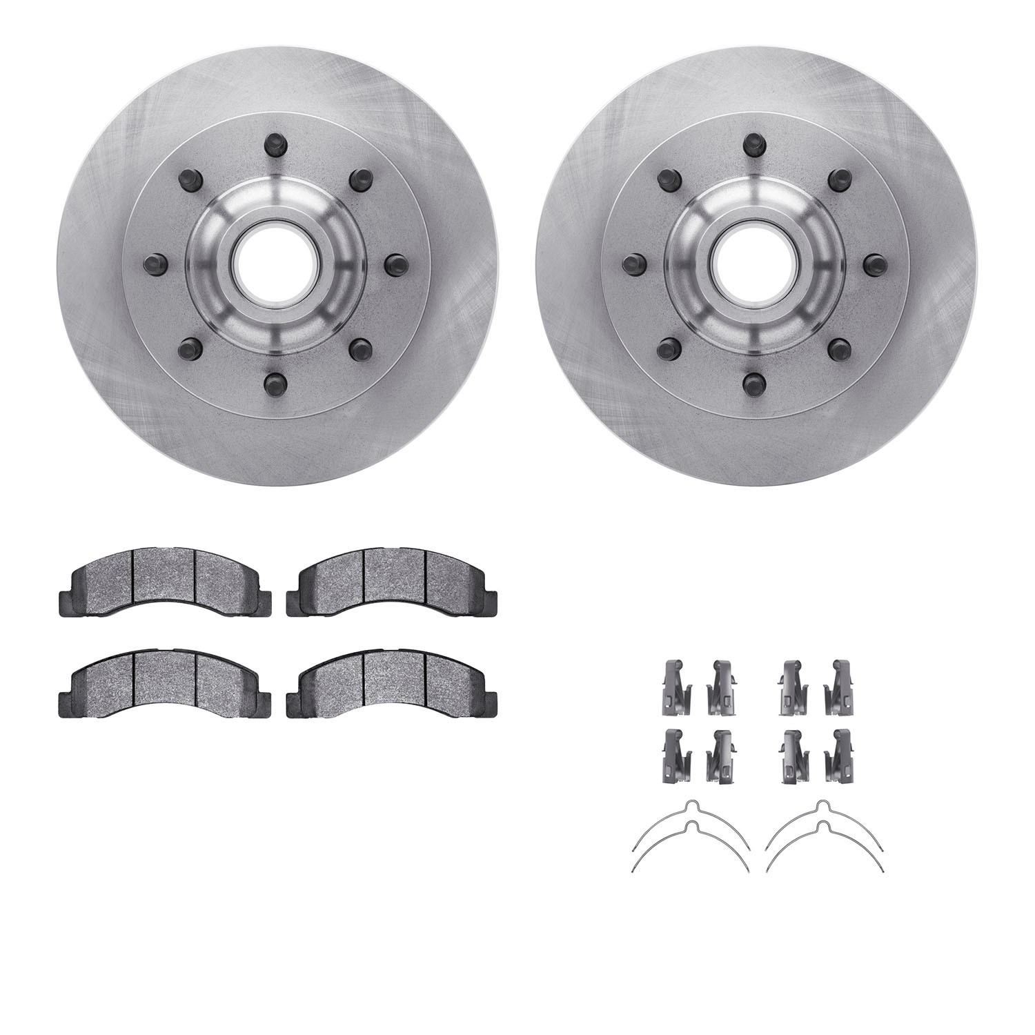 DYN 6412-54143 DFC Brake Rotor- HD Brake Pad - Hardware