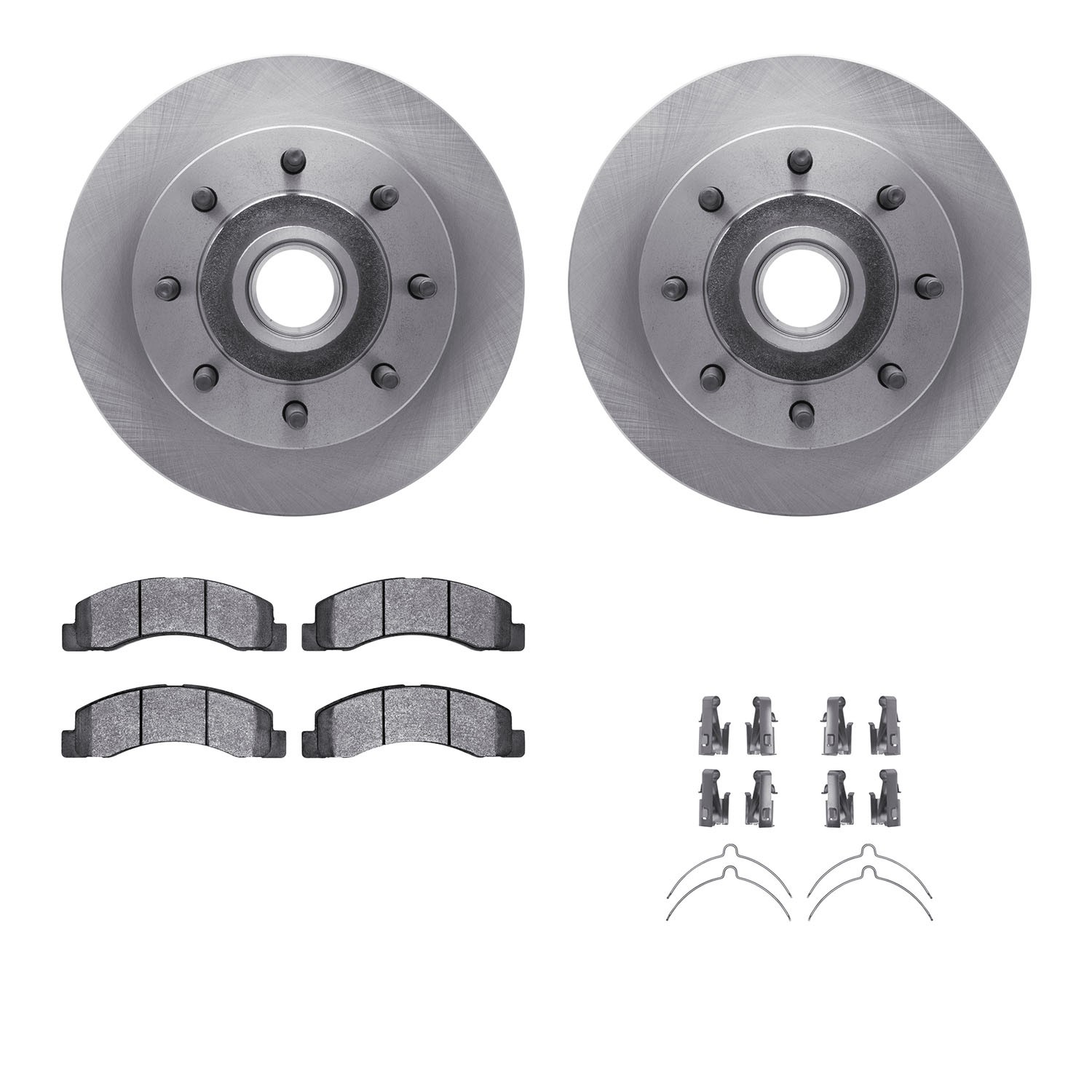 DYN 6412-54146 DFC Brake Rotor- HD Brake Pad - Hardware