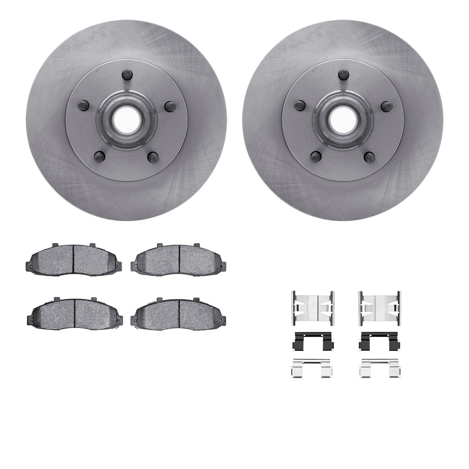 DYN 6412-54164 DFC Brake Rotor- HD Brake Pad - Hardware