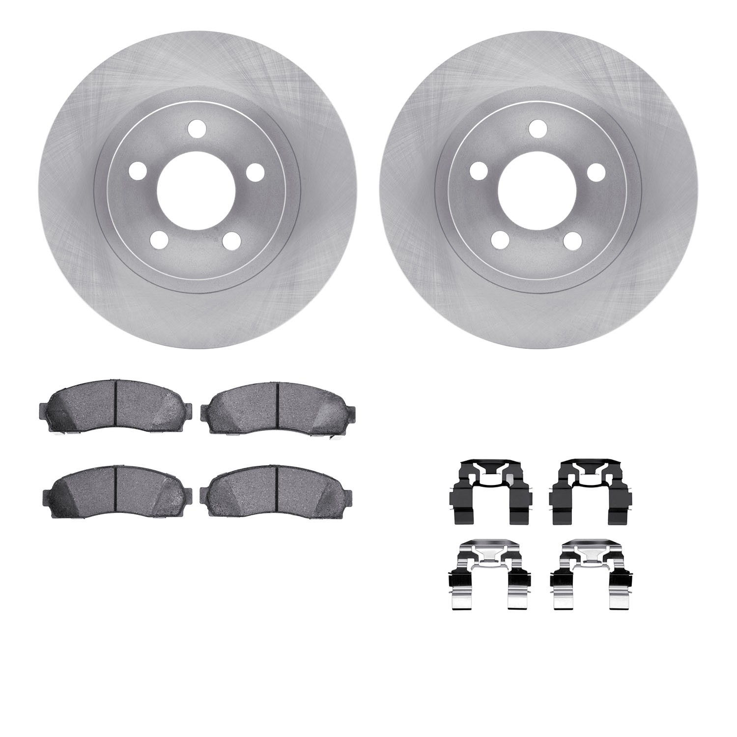 DYN 6412-54170 DFC Brake Rotor- HD Brake Pad - Hardware