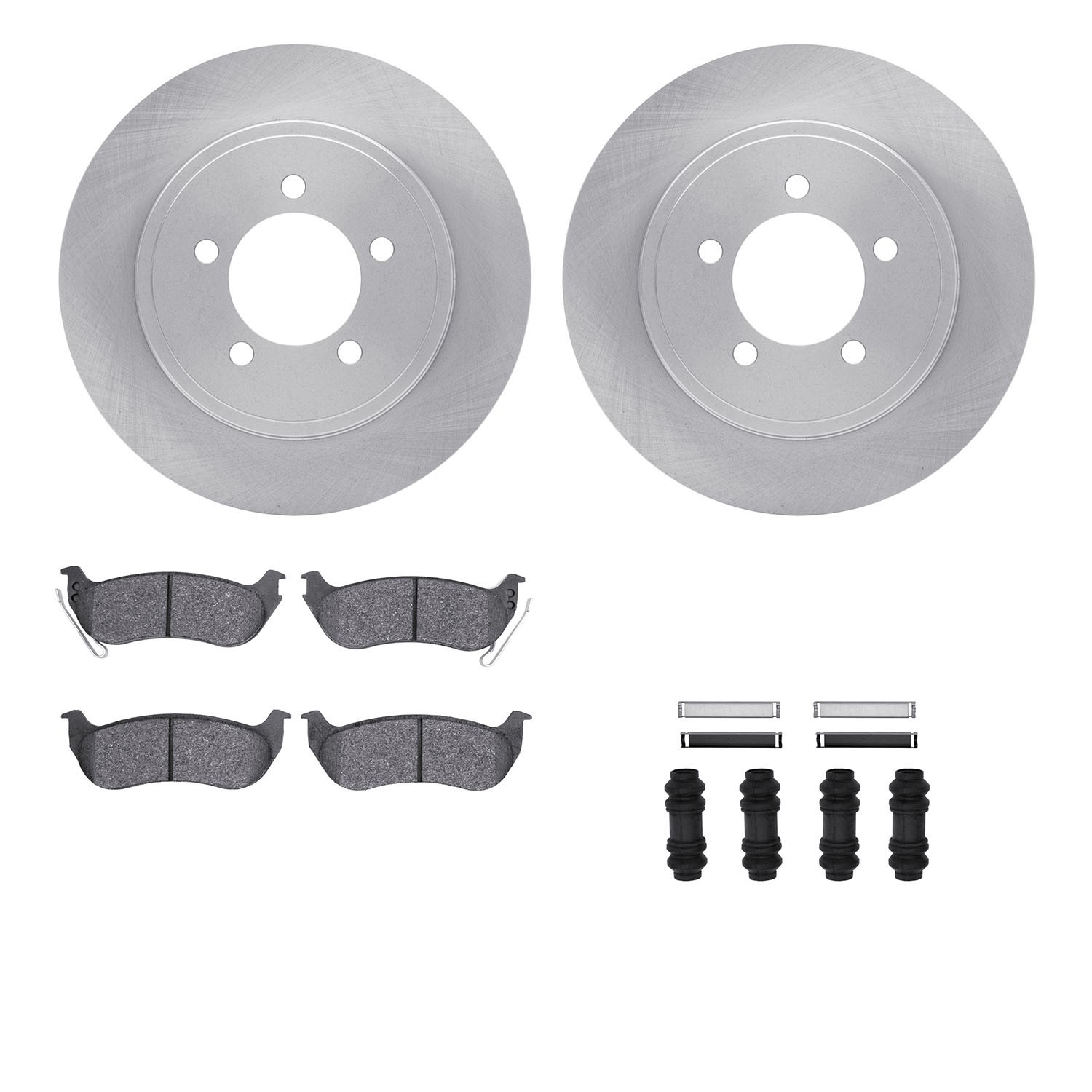 DYN 6412-54192 DFC Brake Rotor- HD Brake Pad - Hardware