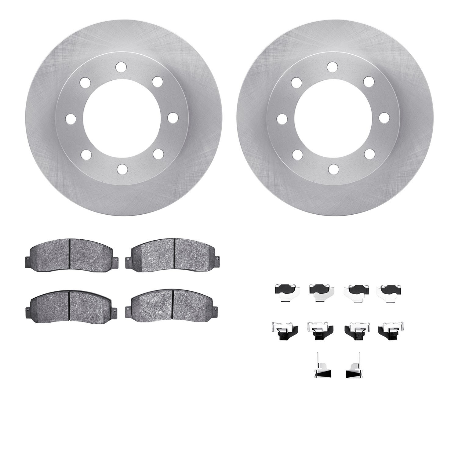 DYN 6412-54233 DFC Brake Rotor- HD Brake Pad - Hardware