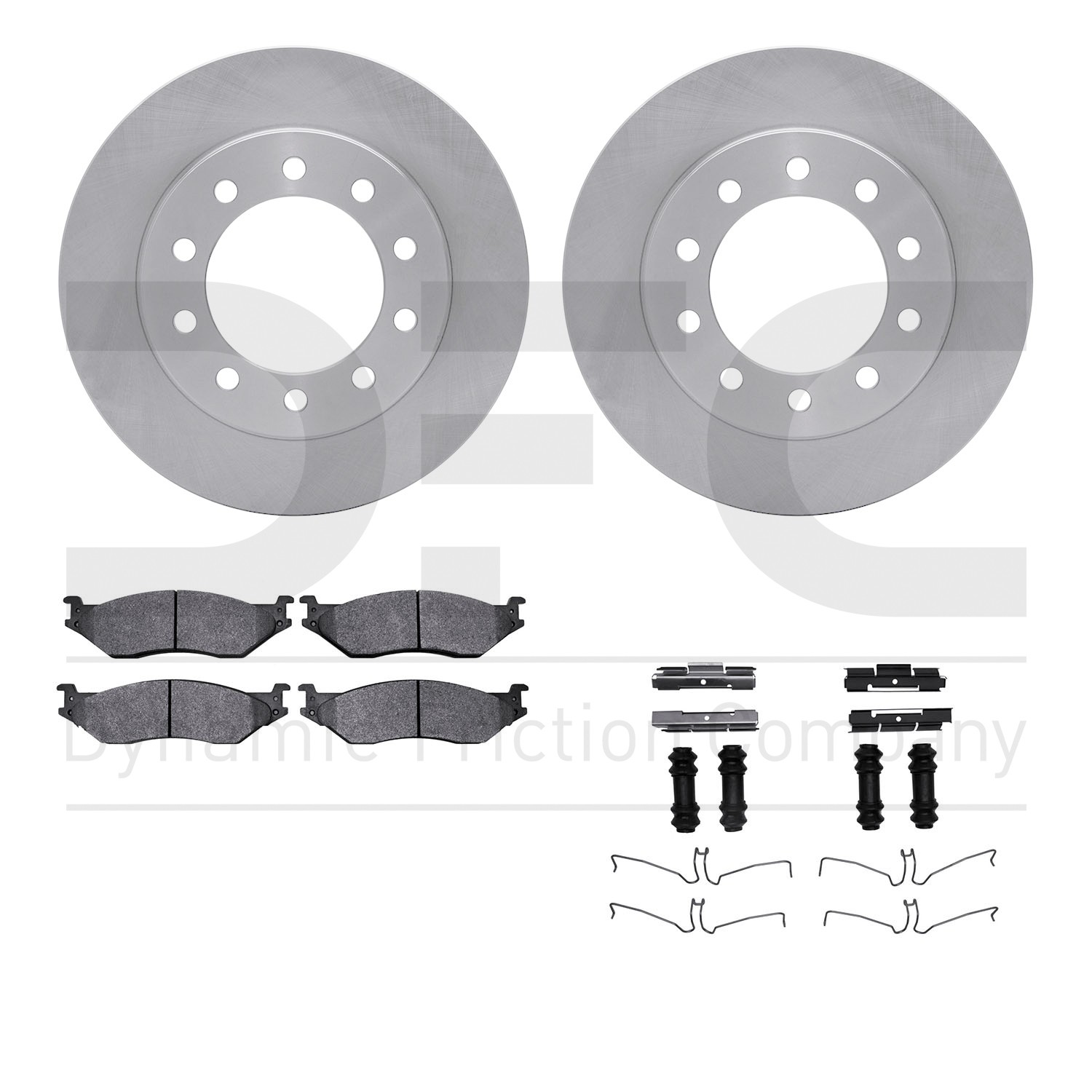 DYN 6412-54236 DFC Brake Rotor- HD Brake Pad - Hardware
