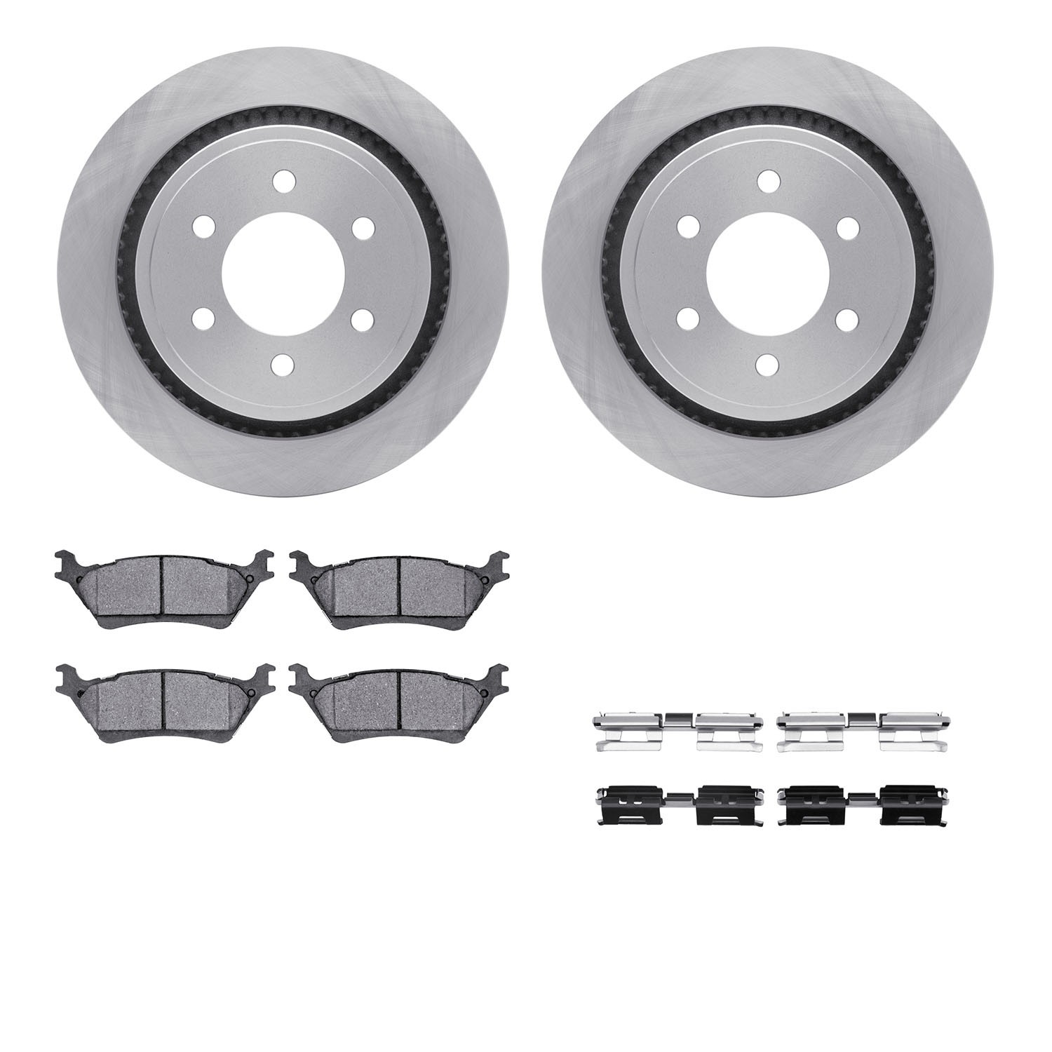 DYN 6412-54287 DFC Brake Rotor- HD Brake Pad - Hardware