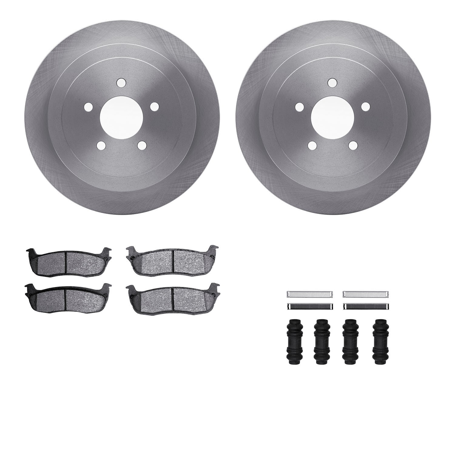 DYN 6412-55001 DFC Brake Rotor- HD Brake Pad - Hardware