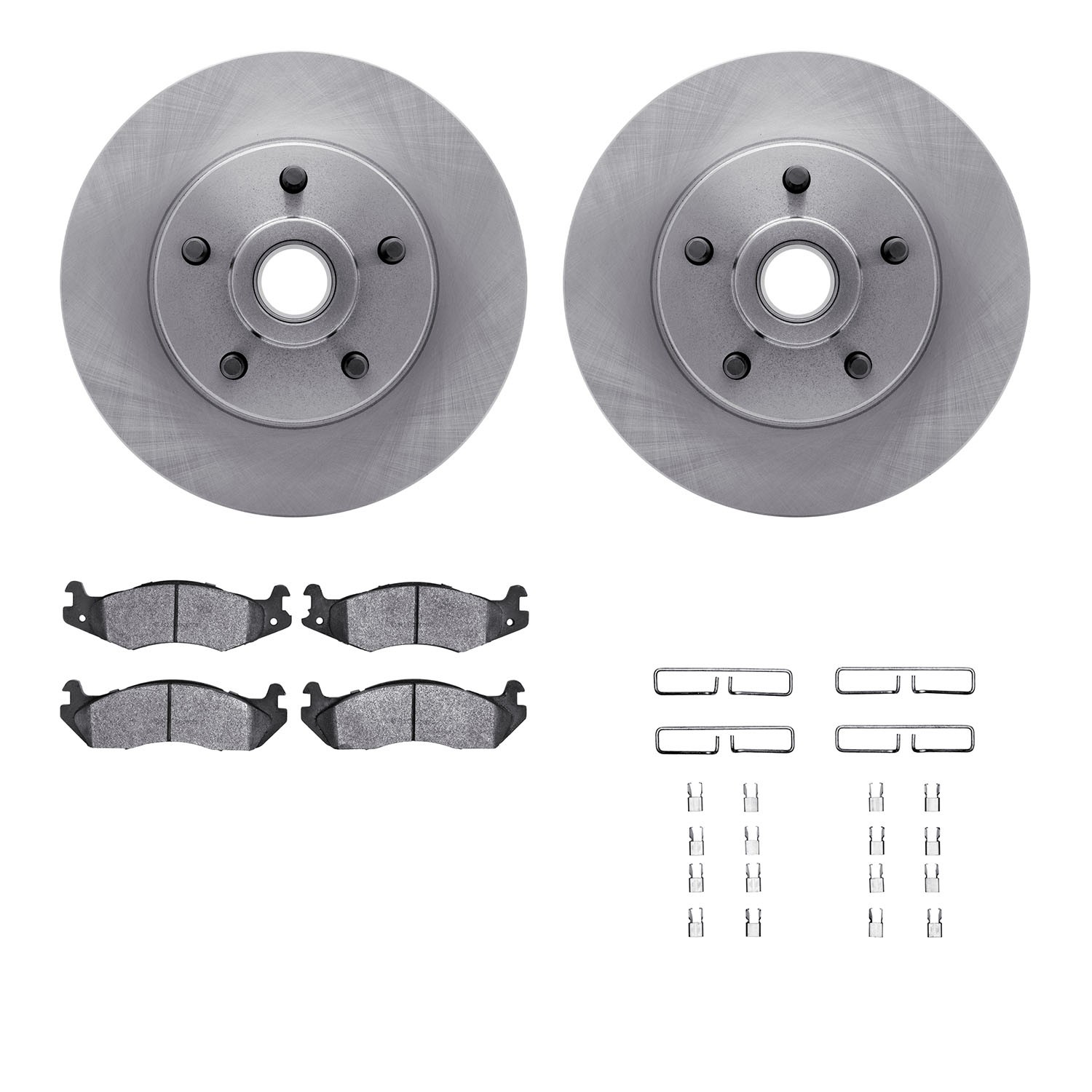 DYN 6412-66008 DFC Brake Rotor- HD Brake Pad - Hardware