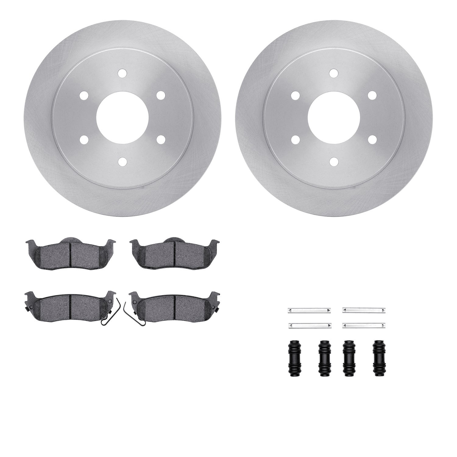DYN 6412-67001 DFC Brake Rotor- HD Brake Pad - Hardware