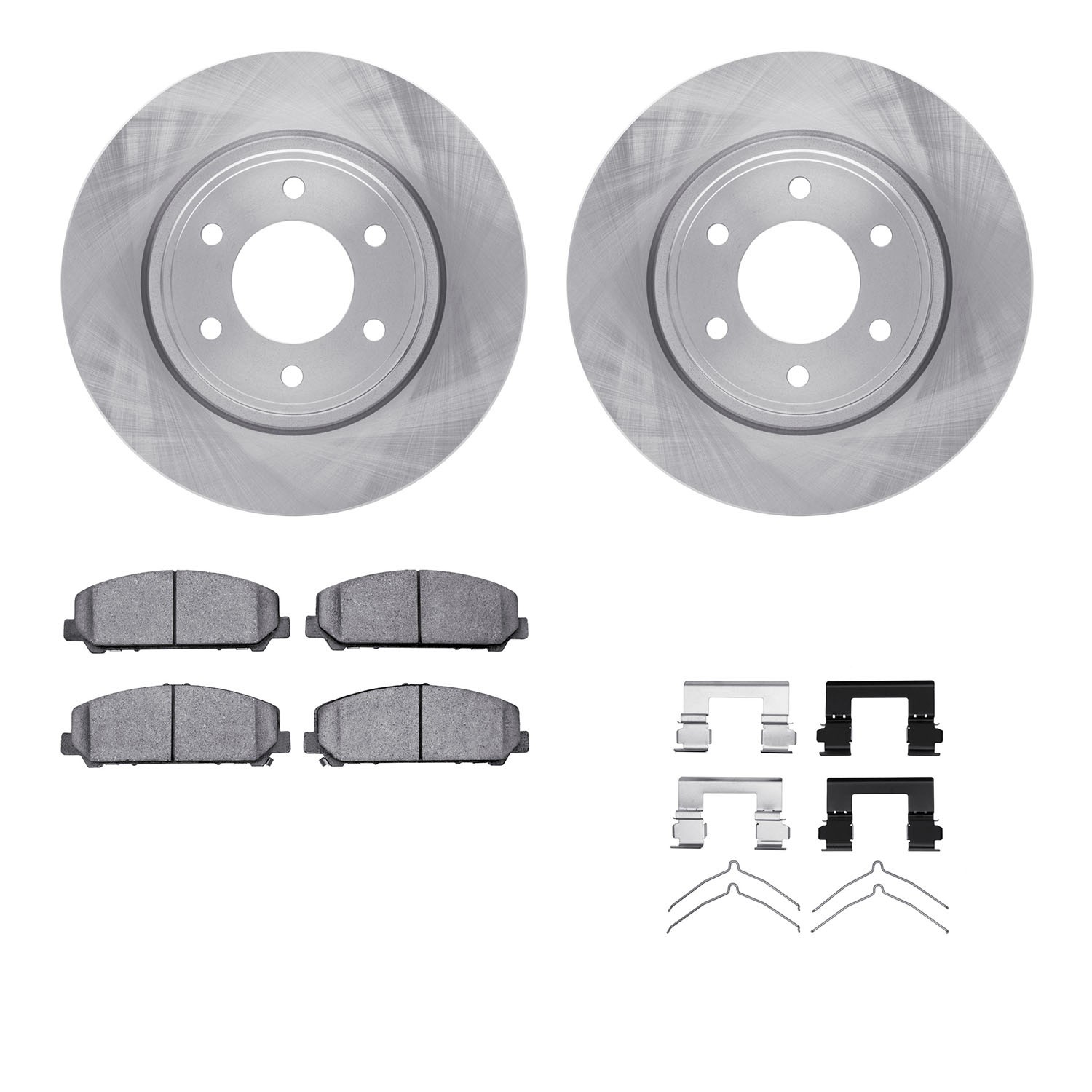 DYN 6412-68001 DFC Brake Rotor- HD Brake Pad - Hardware