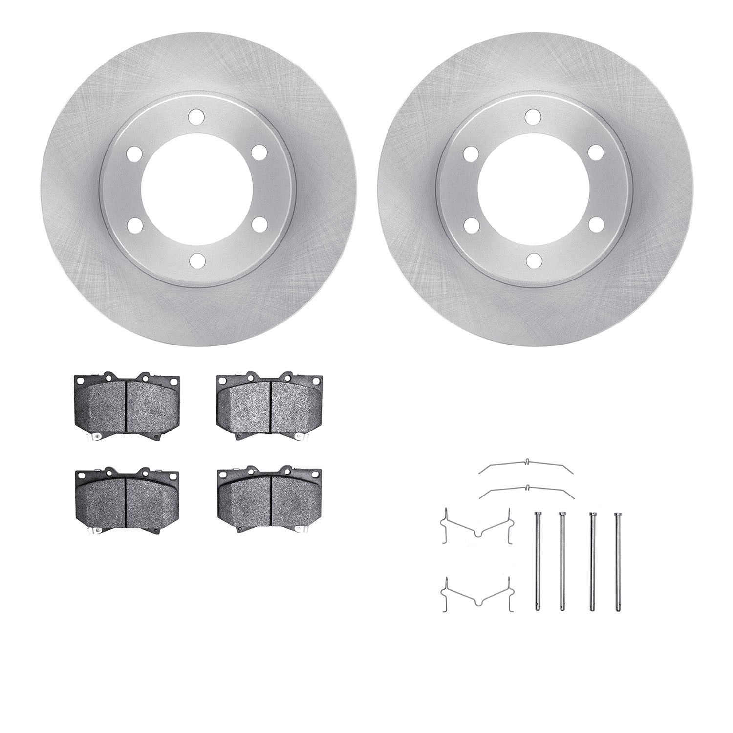 DYN 6412-76037 DFC Brake Rotor- HD Brake Pad - Hardware