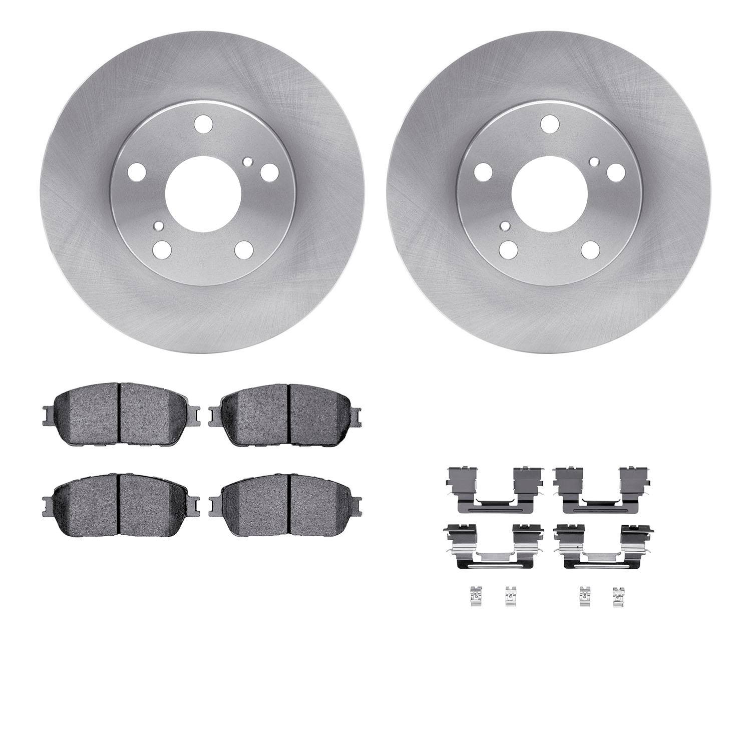 DYN 6412-76052 DFC Brake Rotor- HD Brake Pad - Hardware