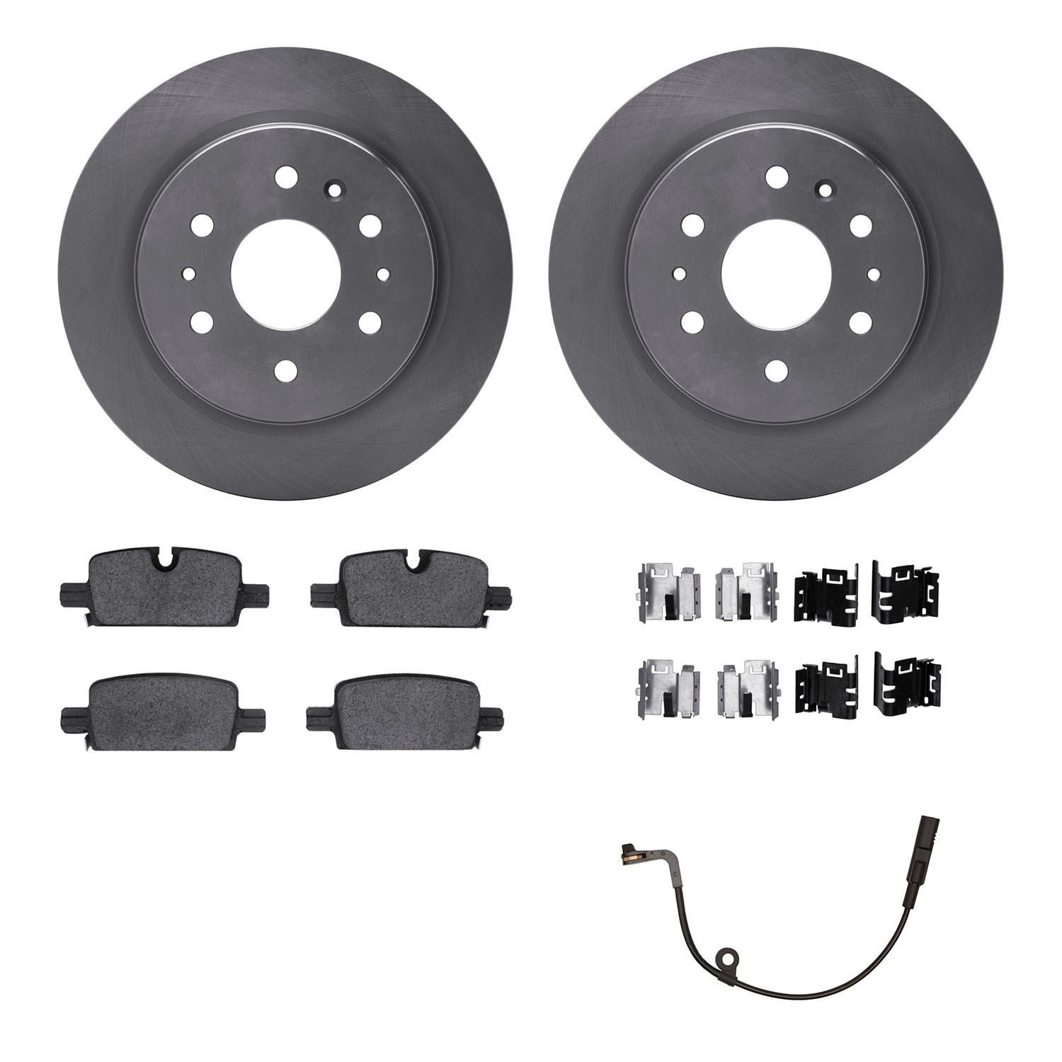 DYN 6422-47004 DFC Brake Rotor- HD Brake Pad - Hardware and Sensor