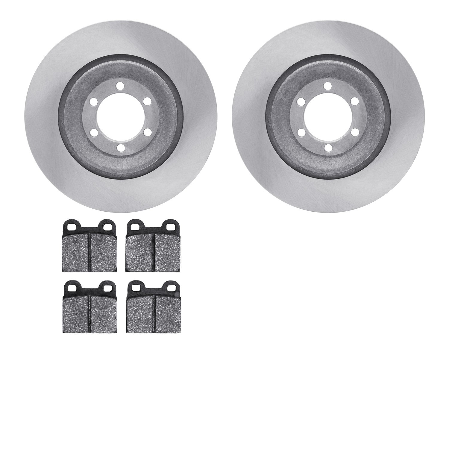 DYN 6502-16009 DFC Brake Rotor with 5000 Brake Pads