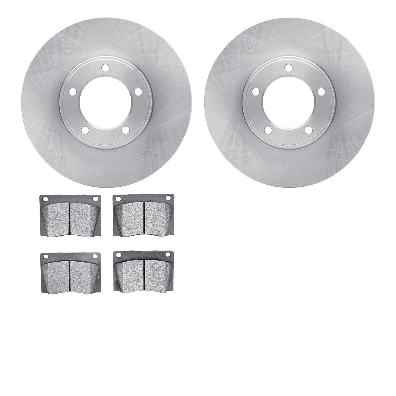 DYN 6502-20037 DFC Brake Rotor with 5000 Advanced Brake Pads