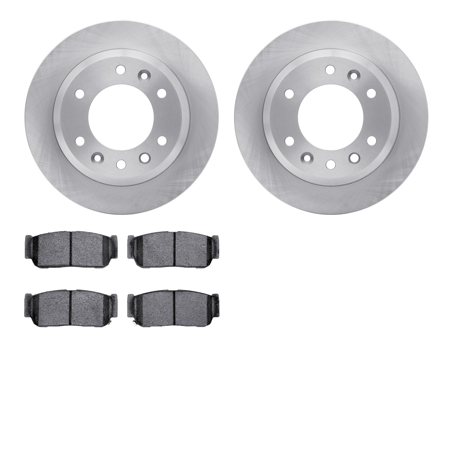 DYN 6502-21140 DFC Brake Rotor with 5000 Advanced Brake Pads
