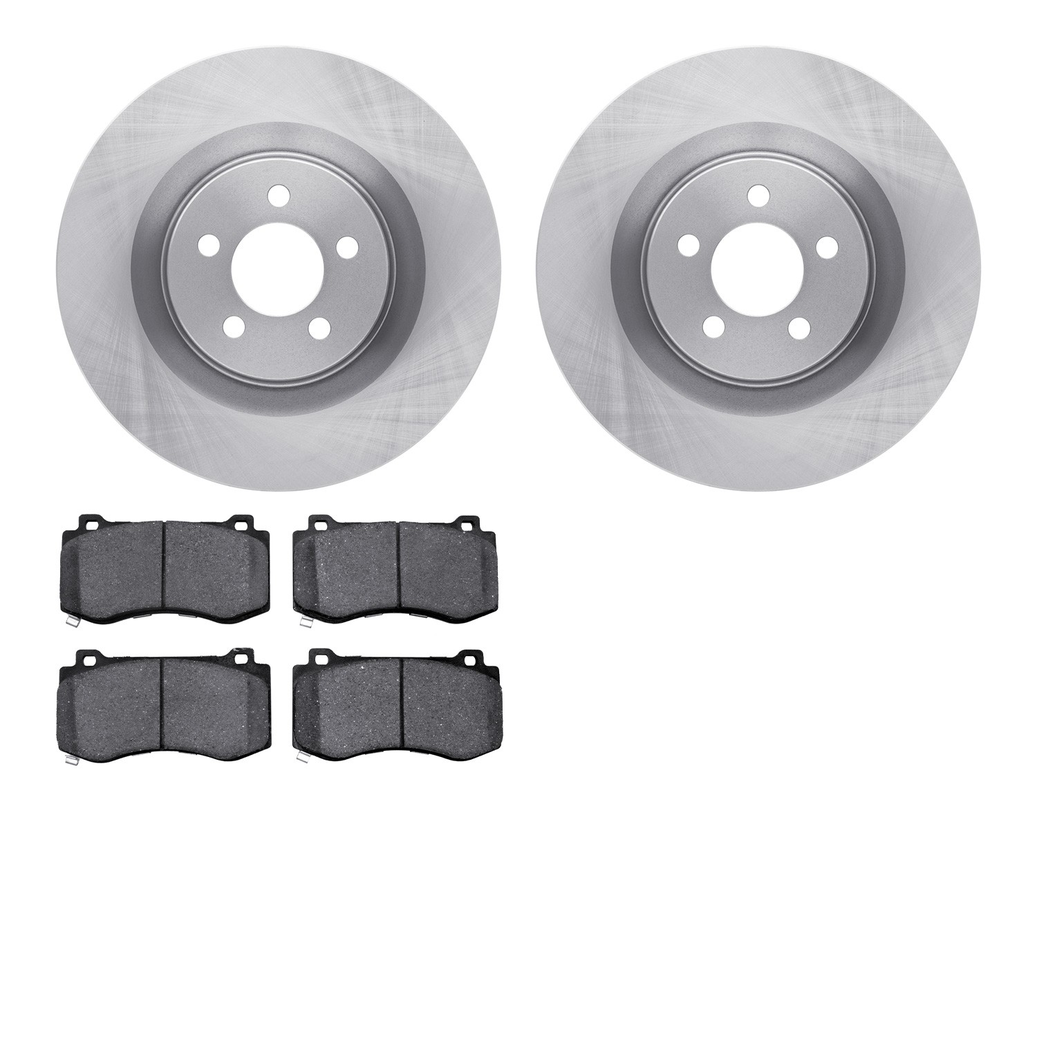DYN 6502-39049 DFC Rotors with 5000 Advanced Brake Pads