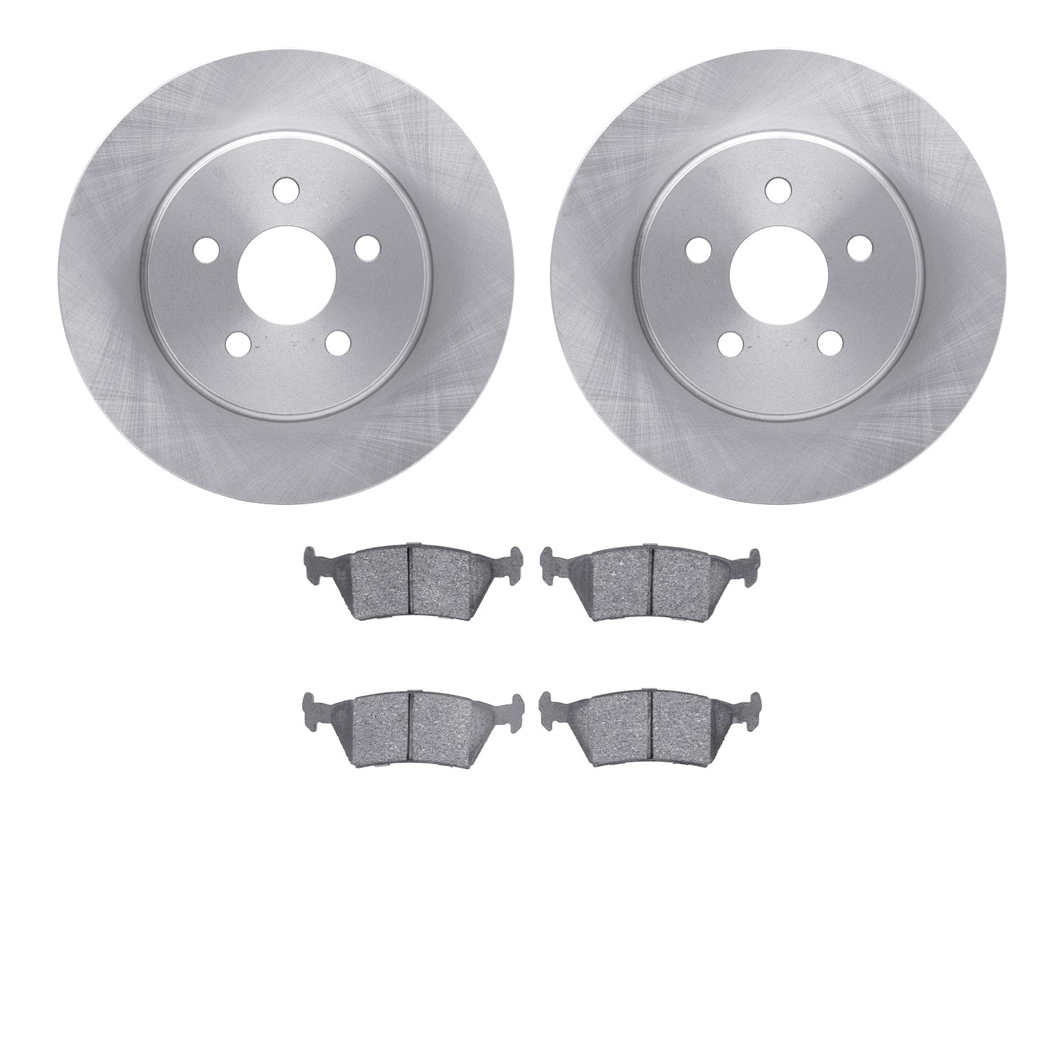 DYN 6502-40100 DFC Brake Rotor with 5000 Advanced Brake Pads
