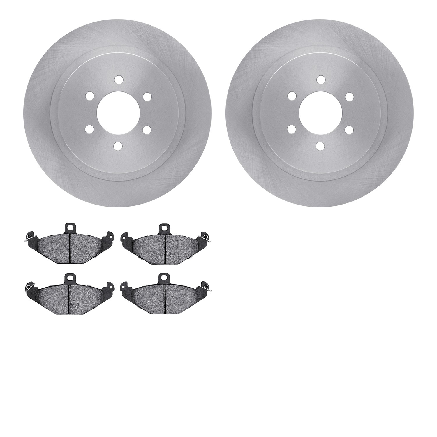 DYN 6502-40127 DFC Brake Rotor with 5000 Advanced Brake Pads