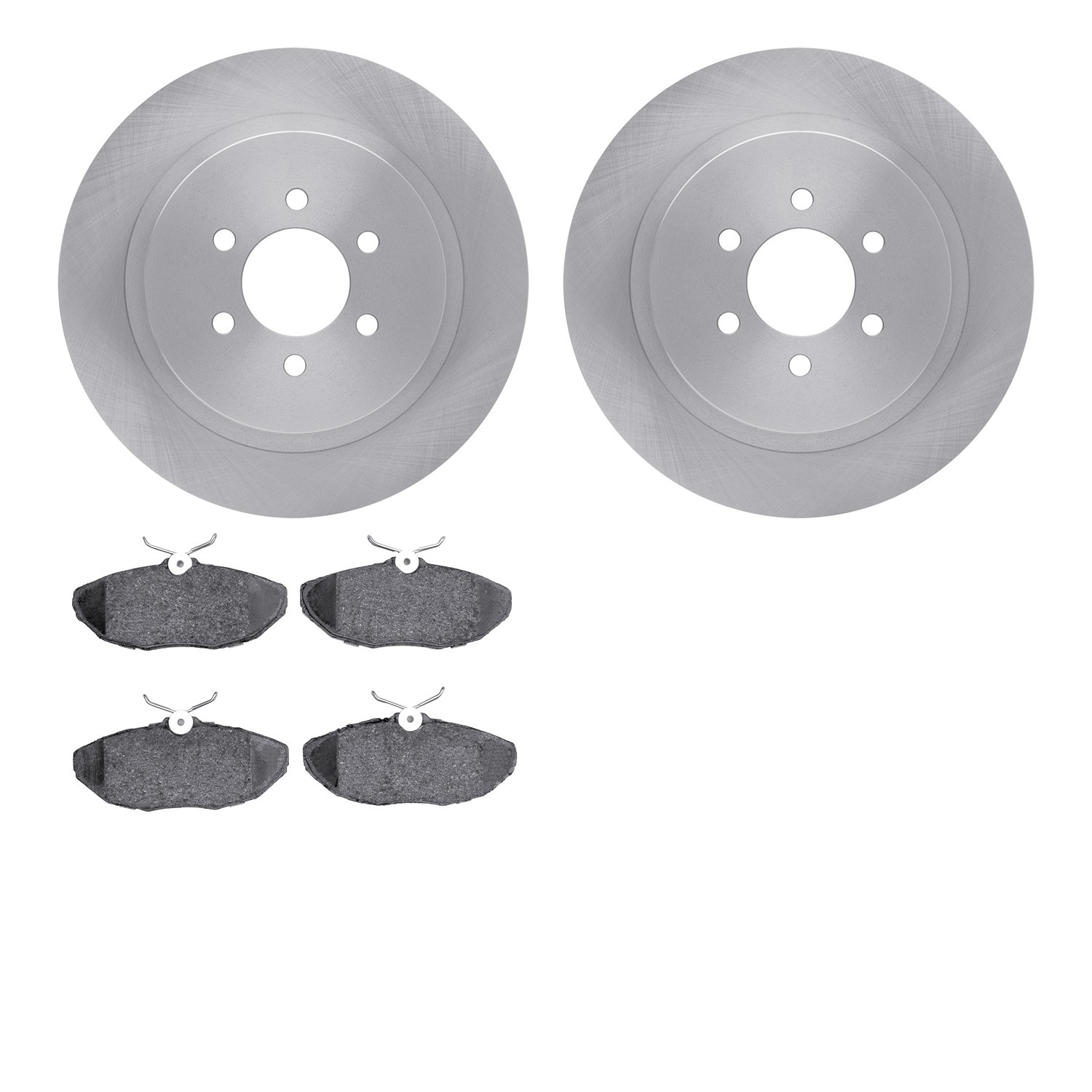 DYN 6502-40129 DFC Brake Rotor with 5000 Brake Pads