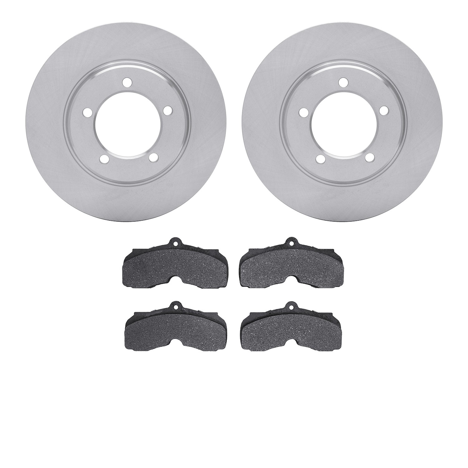 DYN 6502-47117 DFC Brake Rotor with 5000 Advanced Brake Pads