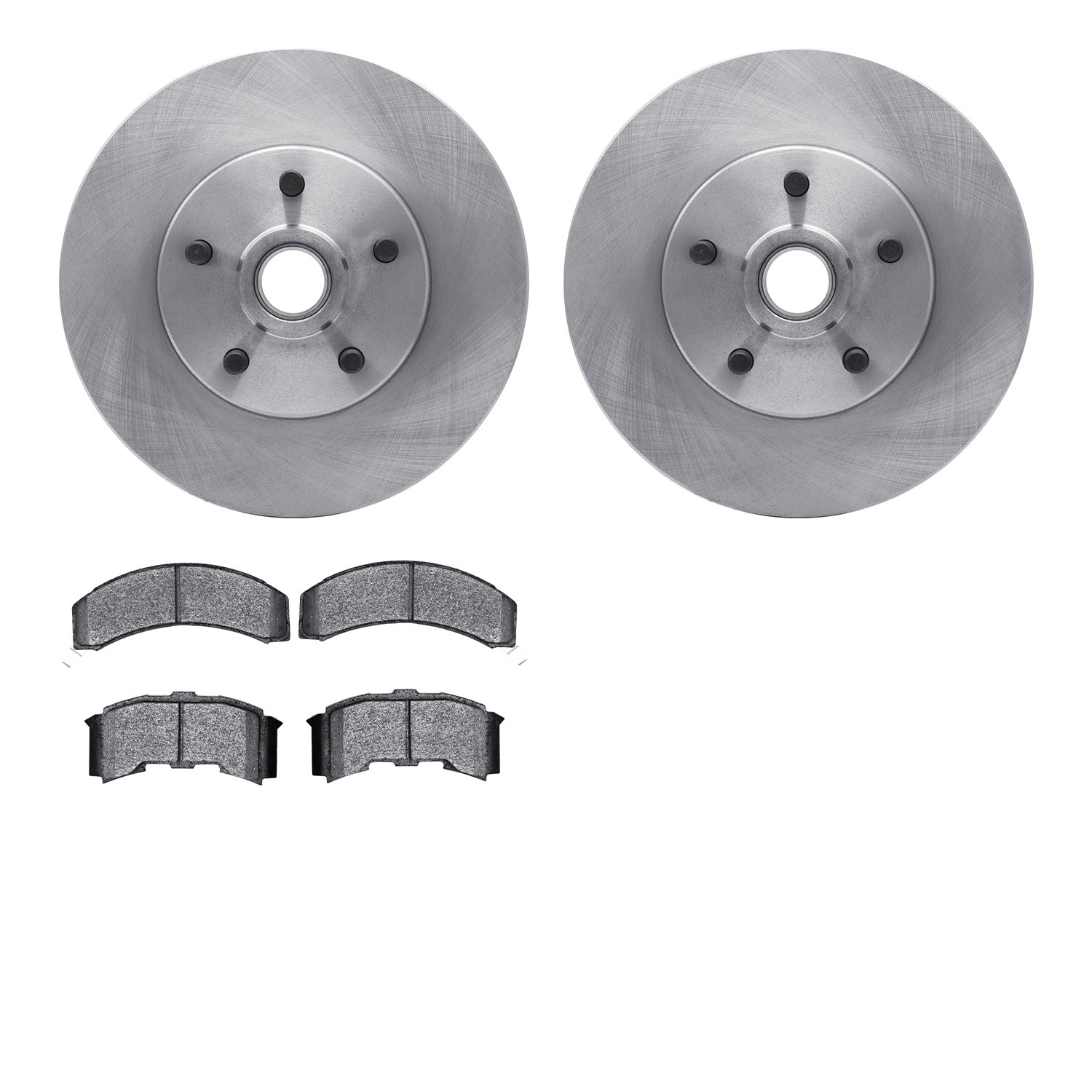 DYN 6502-52042 DFC Brake Rotor with 5000 Advanced Brake Pads