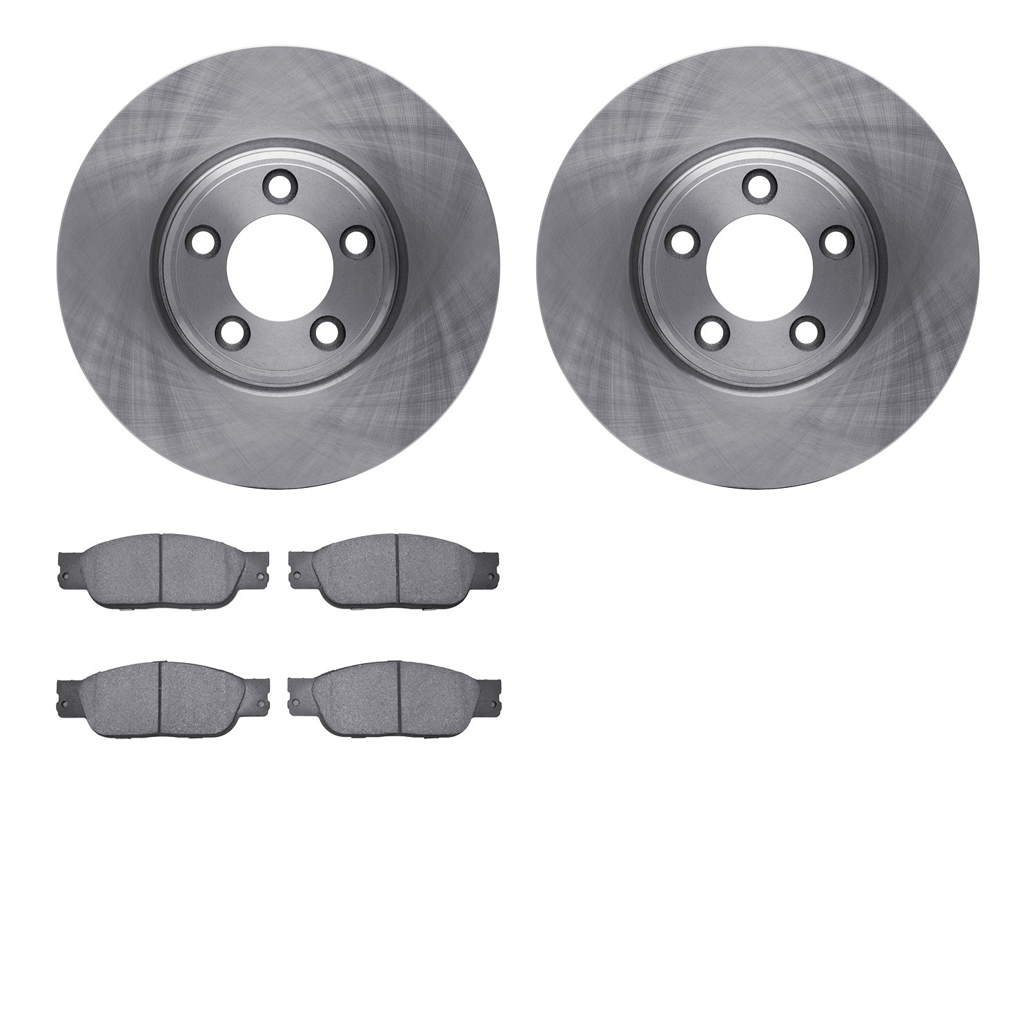 DYN 6502-54370 DFC Brake Rotor with 5000 Advanced Brake Pads