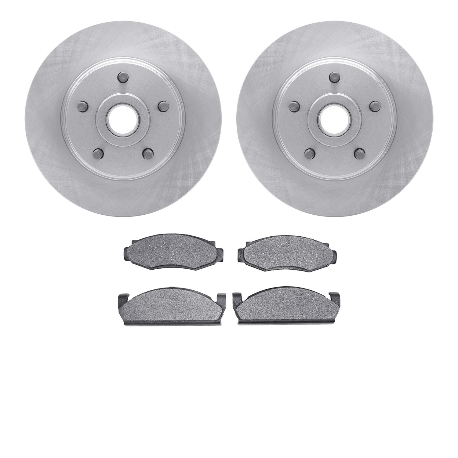 DYN 6502-55052 DFC Brake Rotor with 5000 Advanced Brake Pads
