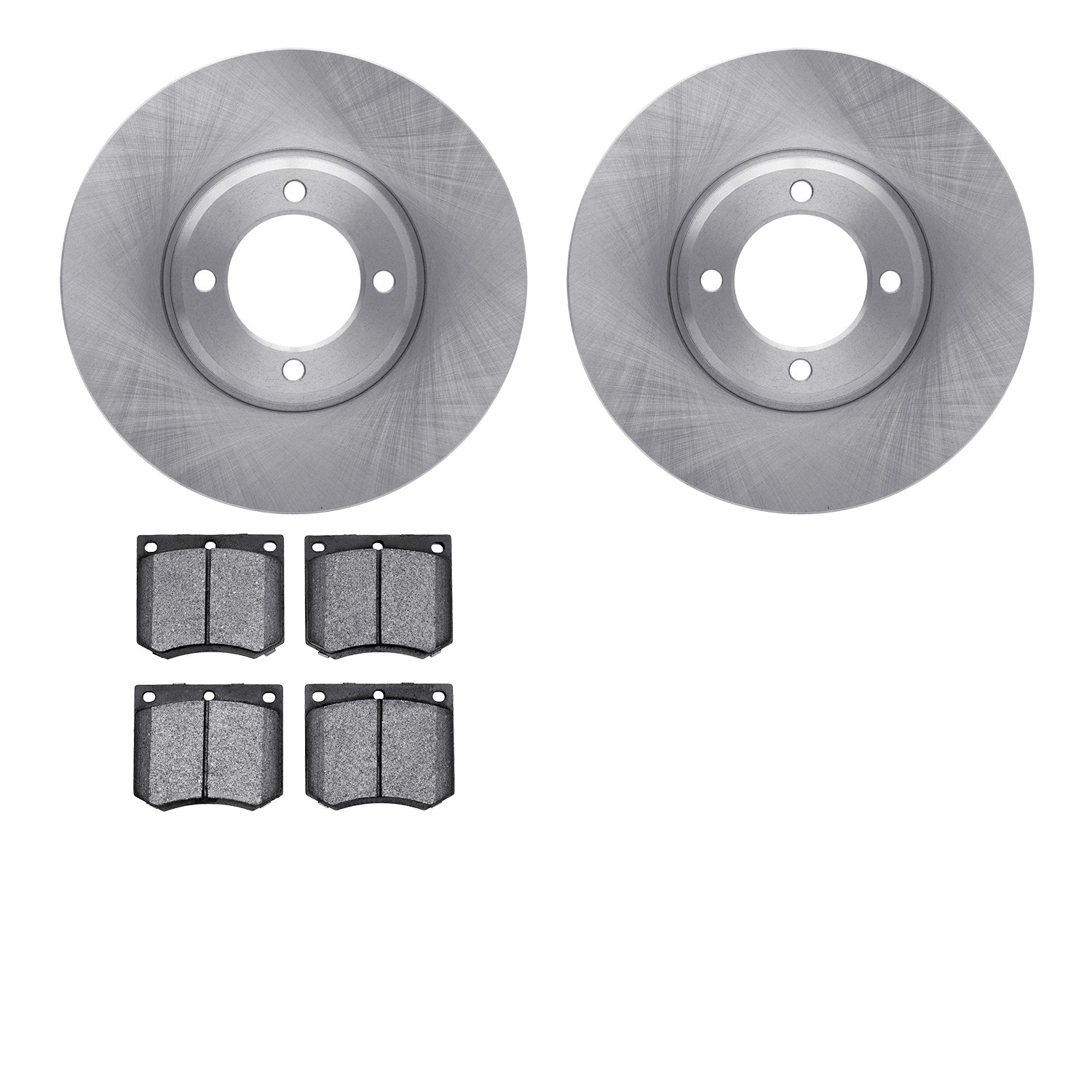 DYN 6502-56104 DFC Brake Rotor with 5000 Advanced Brake Pads