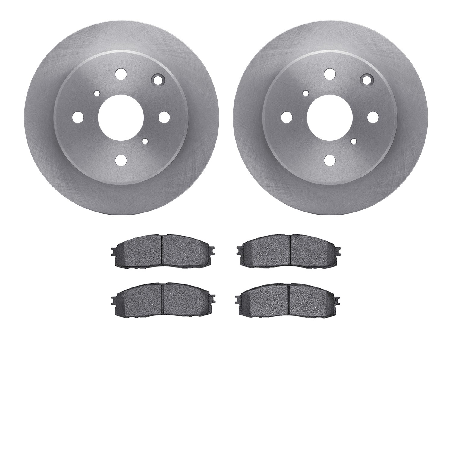 DYN 6502-76212 DFC Brake Rotor with 5000 Advanced Brake Pads