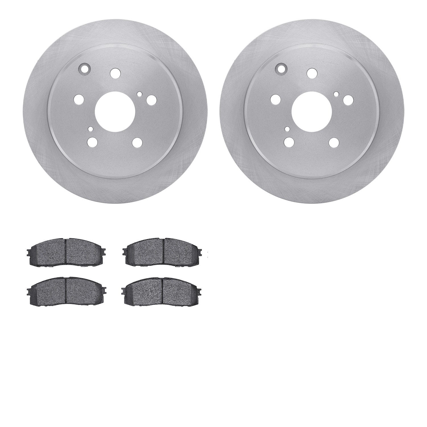 DYN 6502-76534 DFC Brake Rotor with 5000 Advanced Brake Pads