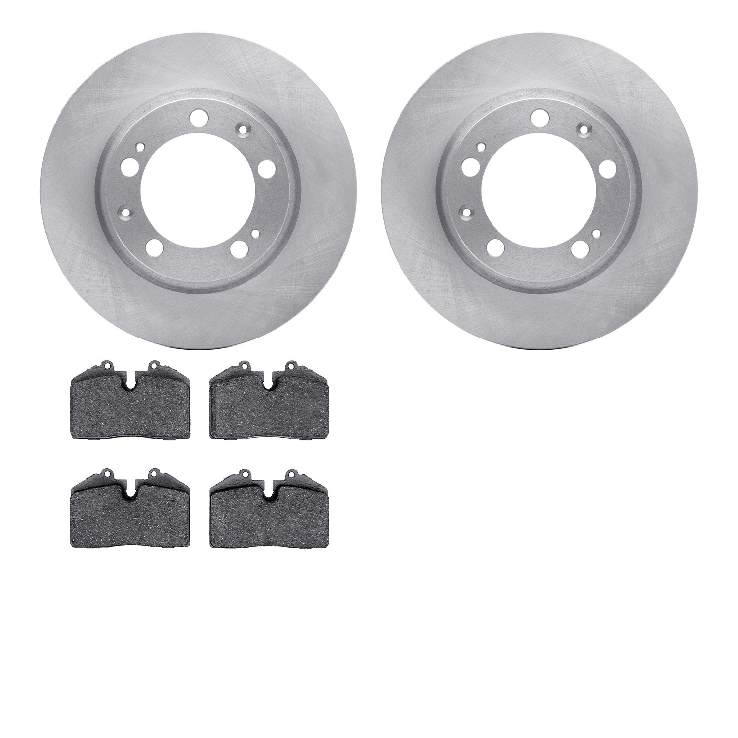 DYN 6602-02038 DFC Rotors with EURO 5000 Ceramic Brake Pads