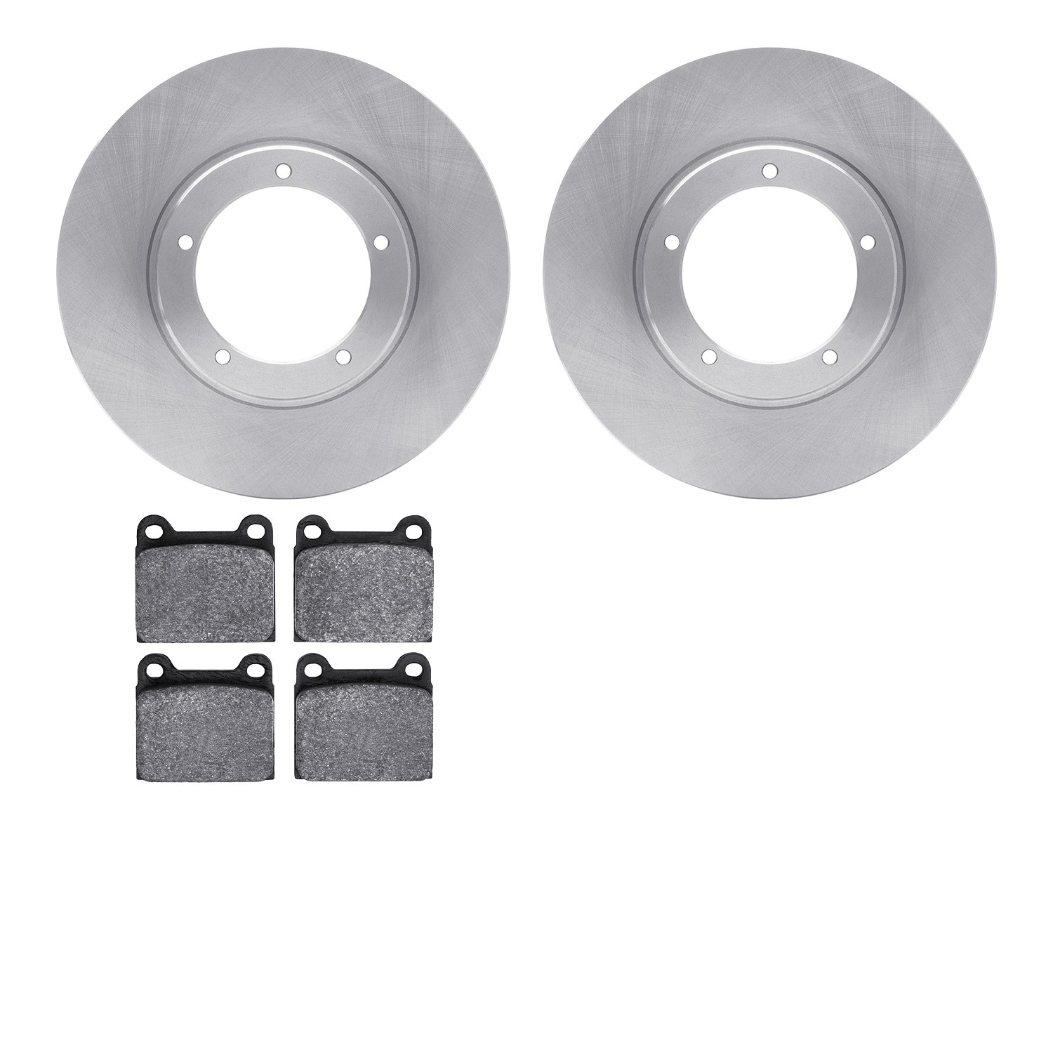 DYN 6602-13140 DFC Rotors with EURO 5000 Ceramic Brake Pads