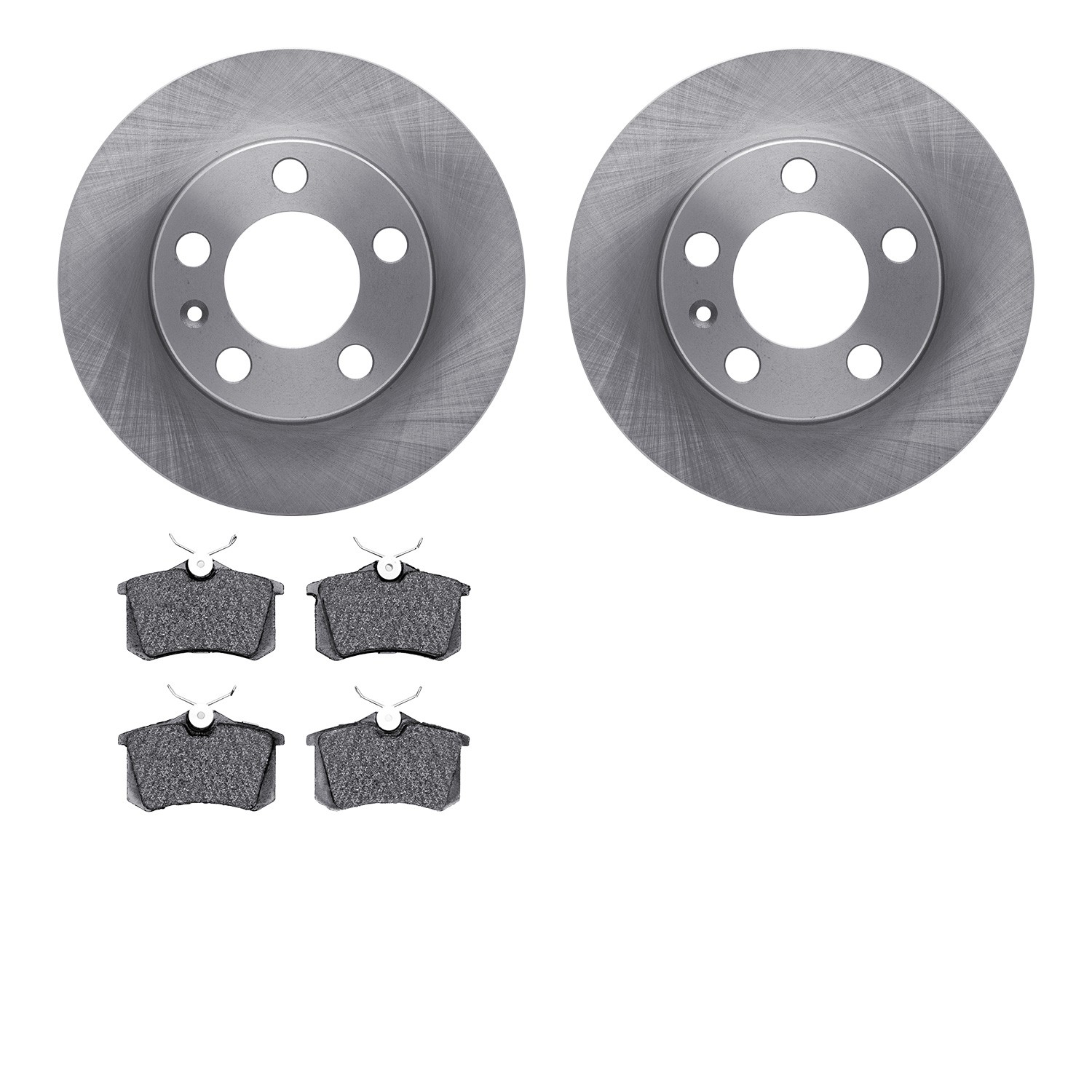 DYN-6602-13416 DFC Rotors with EURO 5000 Ceramic Brake Pads