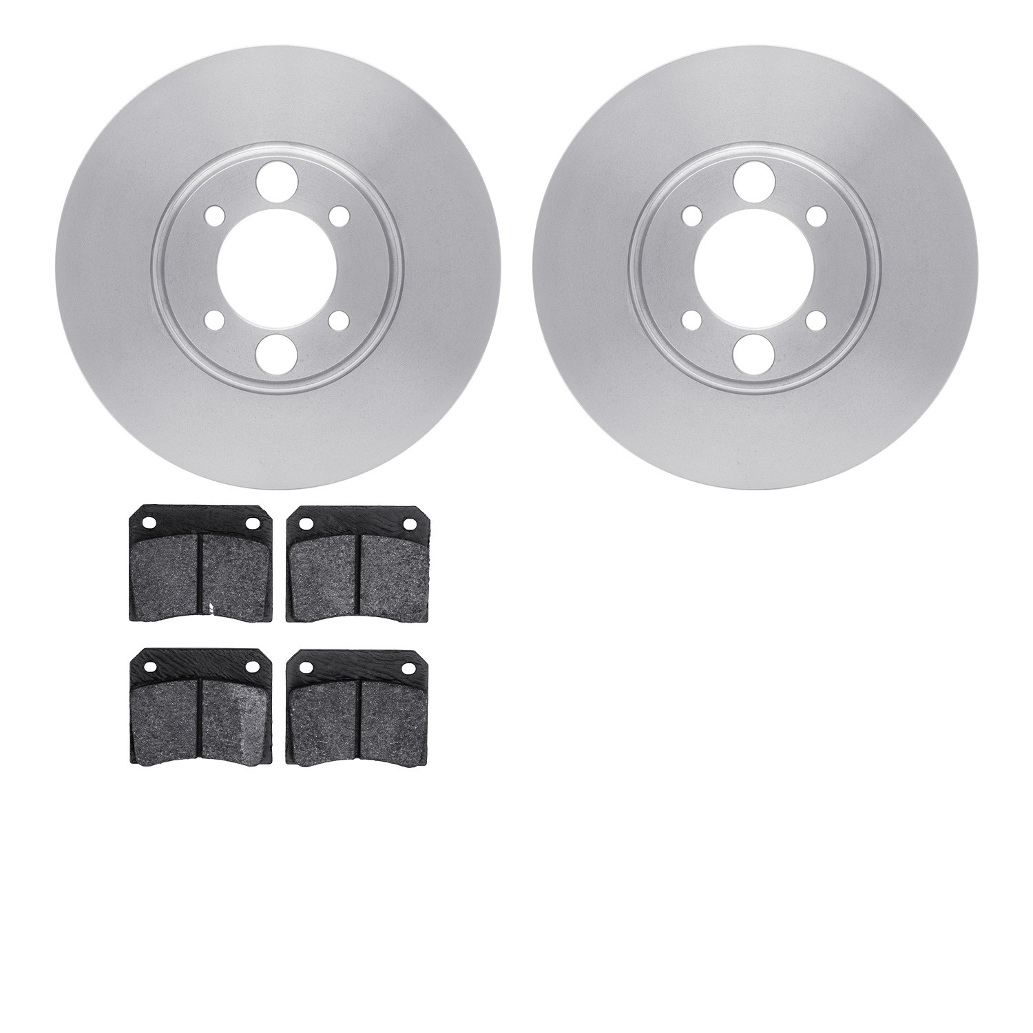 DYN 6602-20003 DFC Rotors with EURO 5000 Ceramic Brake Pads