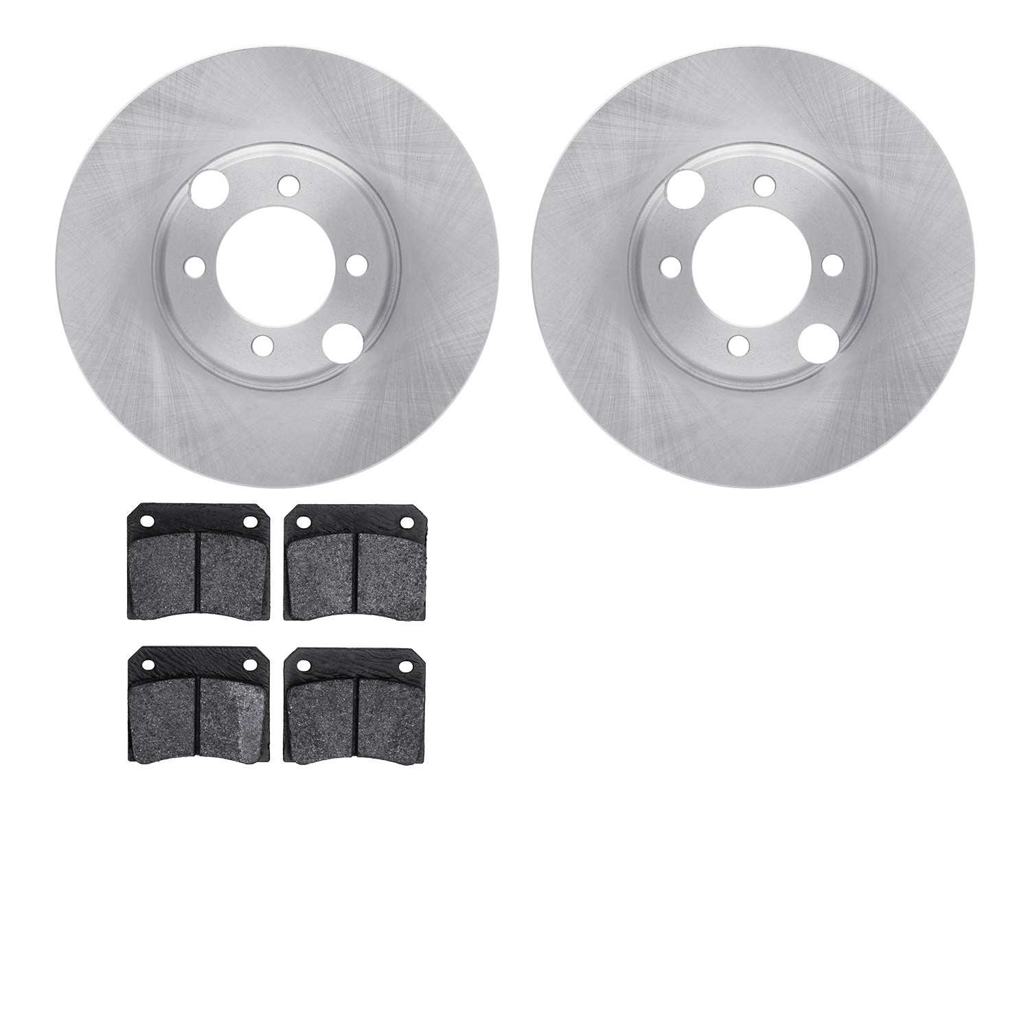 DYN 6602-20011 DFC Rotors with EURO 5000 Ceramic Brake Pads