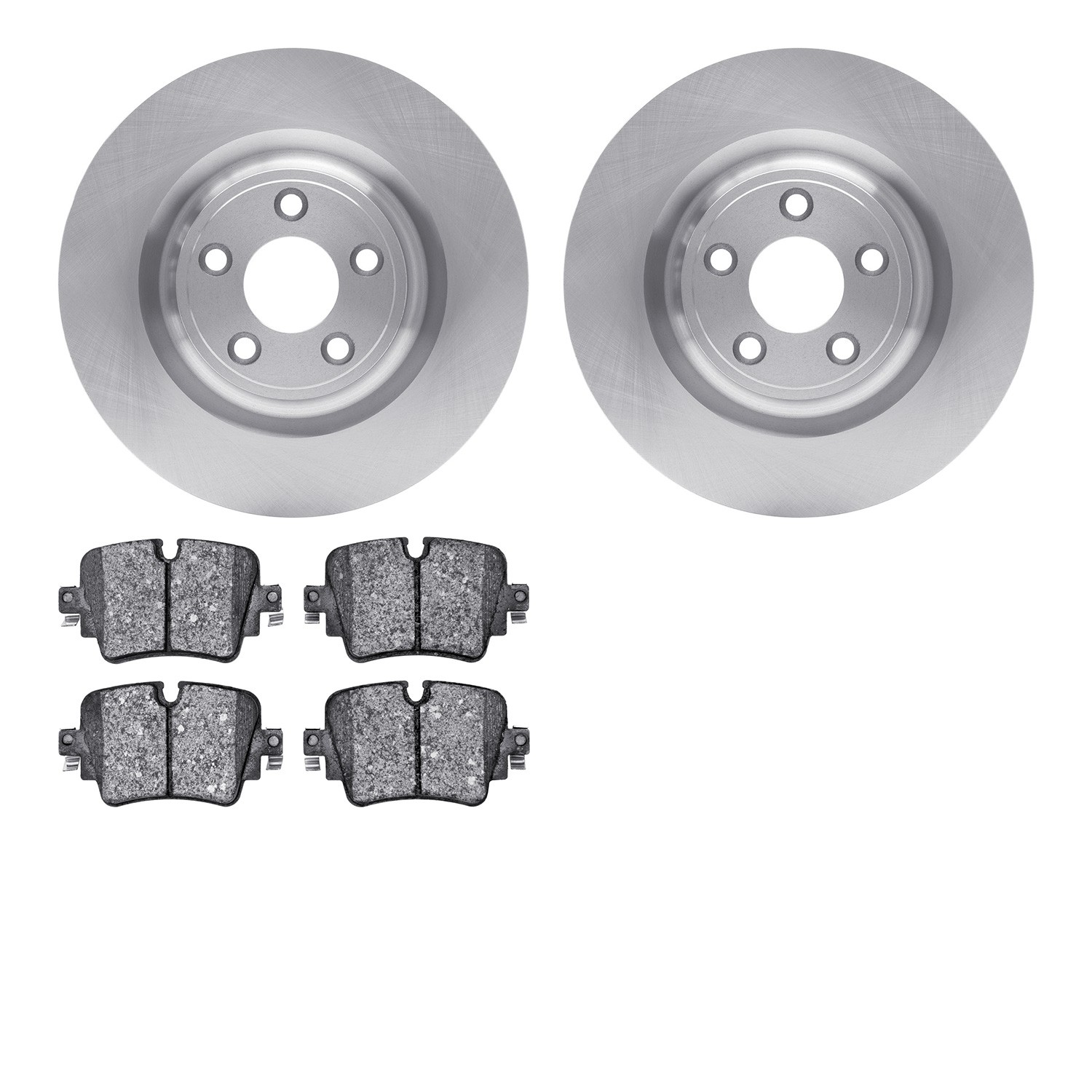 DYN 6602-20098 DFC Rotors with EURO 5000 Ceramic Brake Pads