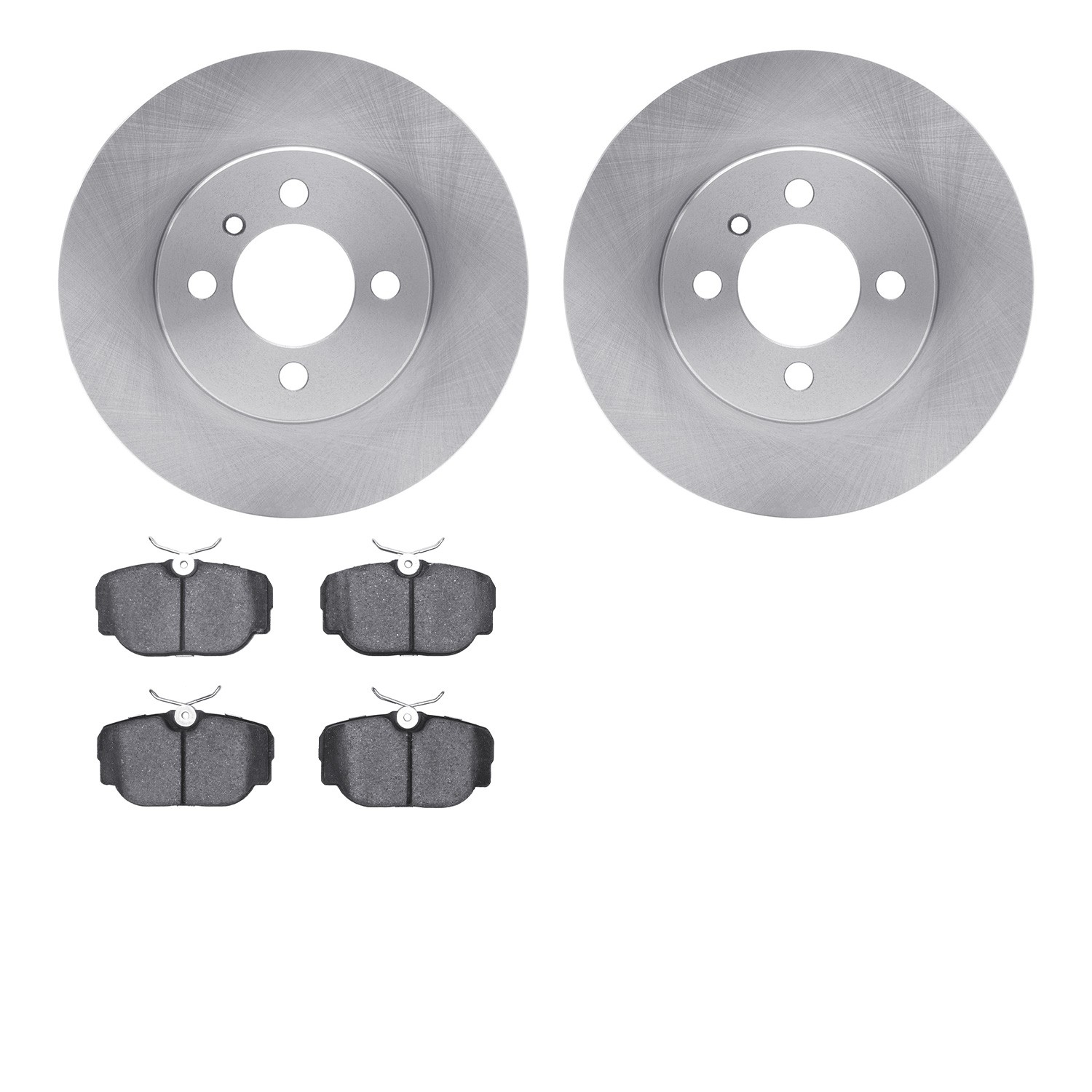 DYN 6602-31067 DFC Rotors with EURO 5000 Ceramic Brake Pads