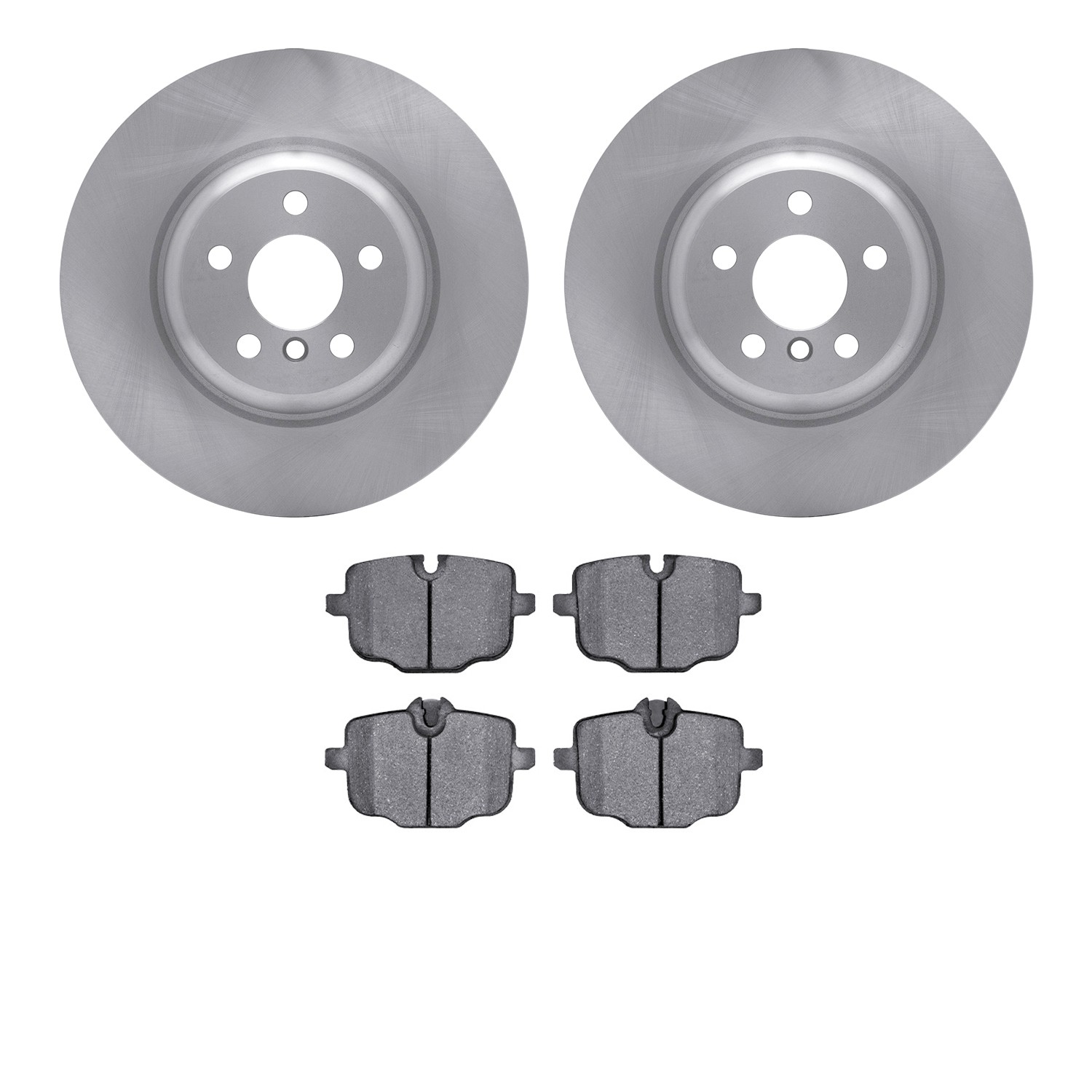 DYN 6602-31403 DFC Rotors with EURO 5000 Ceramic Brake Pads - Image 2