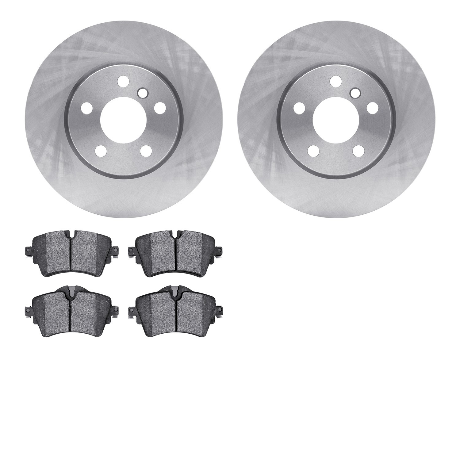 DYN 6602-32061 DFC Rotors with EURO 5000 Ceramic Brake Pads