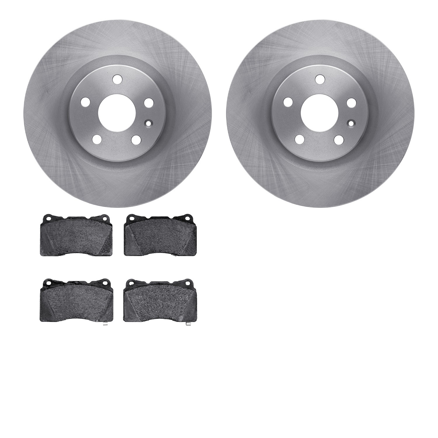 DYN 6602-45039 DFC Rotors with EURO 5000 Ceramic Brake Pads