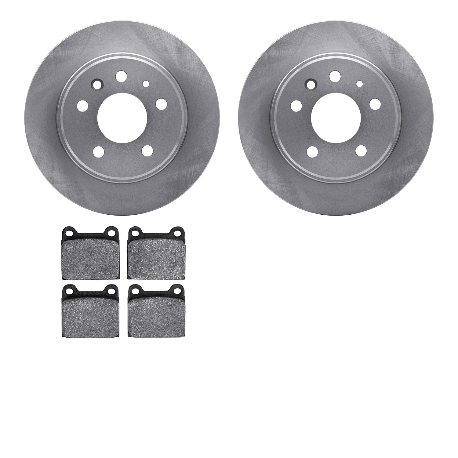 DYN-6602-63015 DFC Rotors with EURO 5000 Ceramic Brake Pads