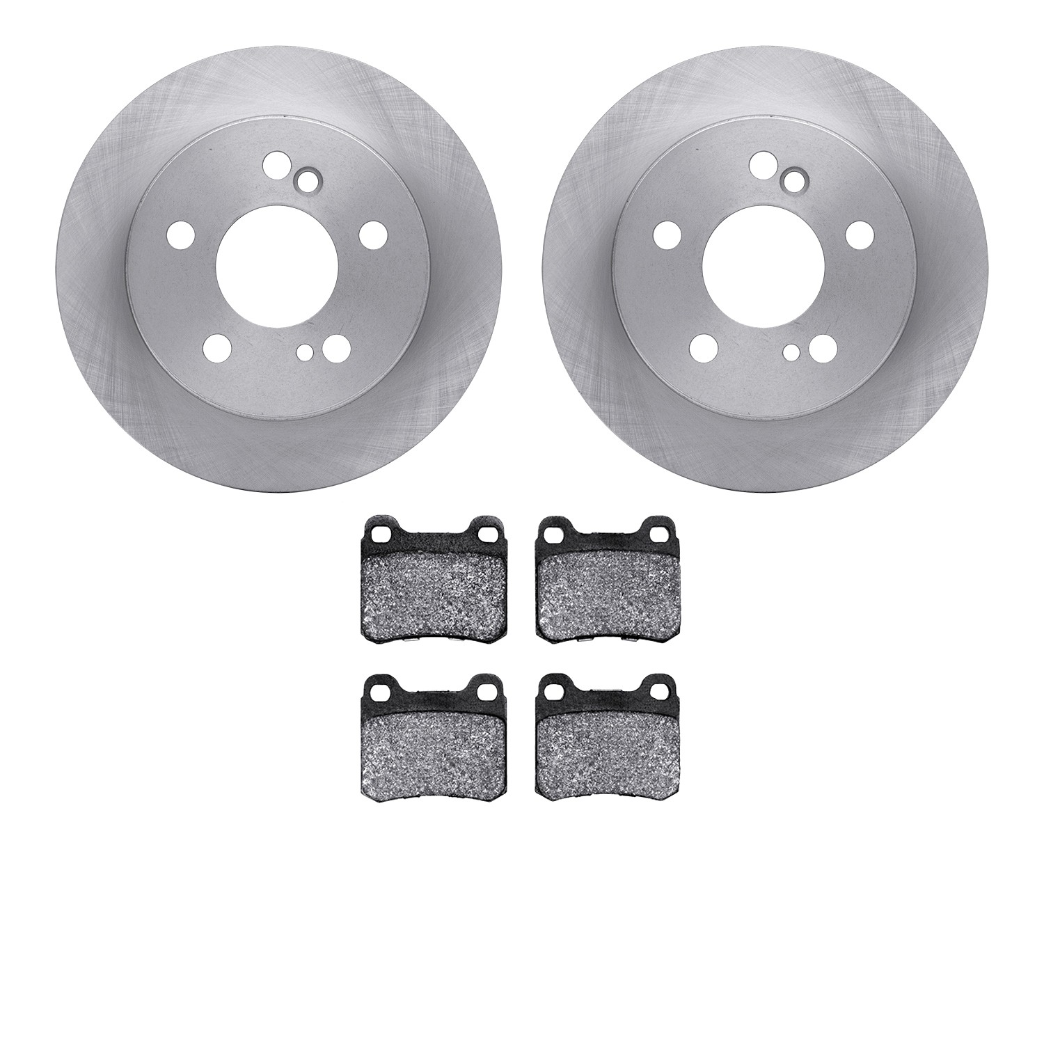 DYN 6602-63074 DFC Rotors with EURO 5000 Ceramic Brake Pads