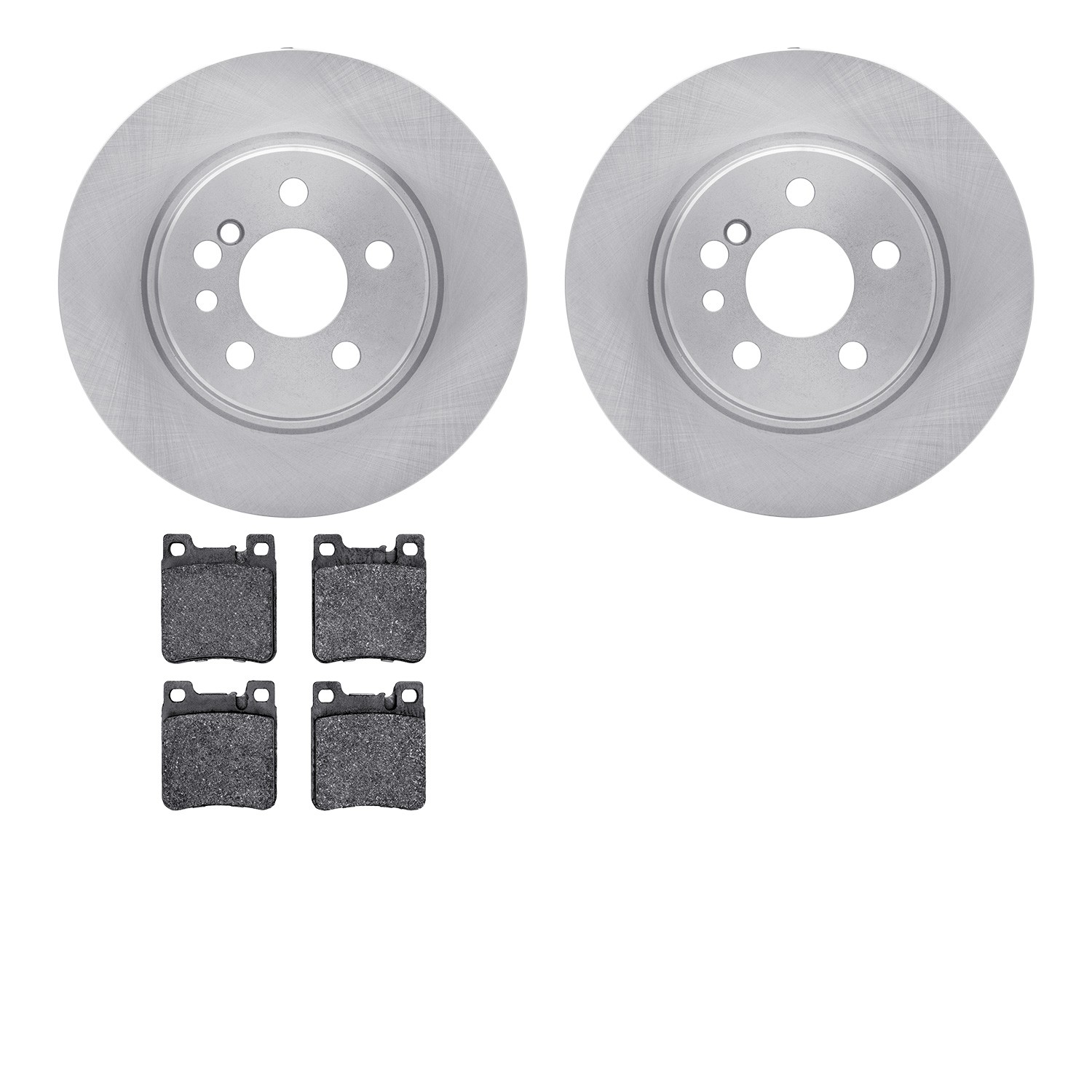 DYN 6602-63111 DFC Rotors with EURO 5000 Ceramic Brake Pads