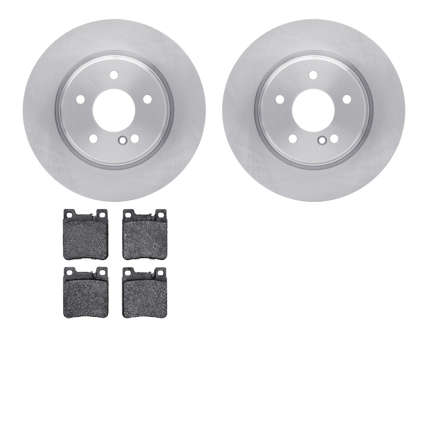 DYN 6602-63178 DFC Rotors with EURO 5000 Ceramic Brake Pads