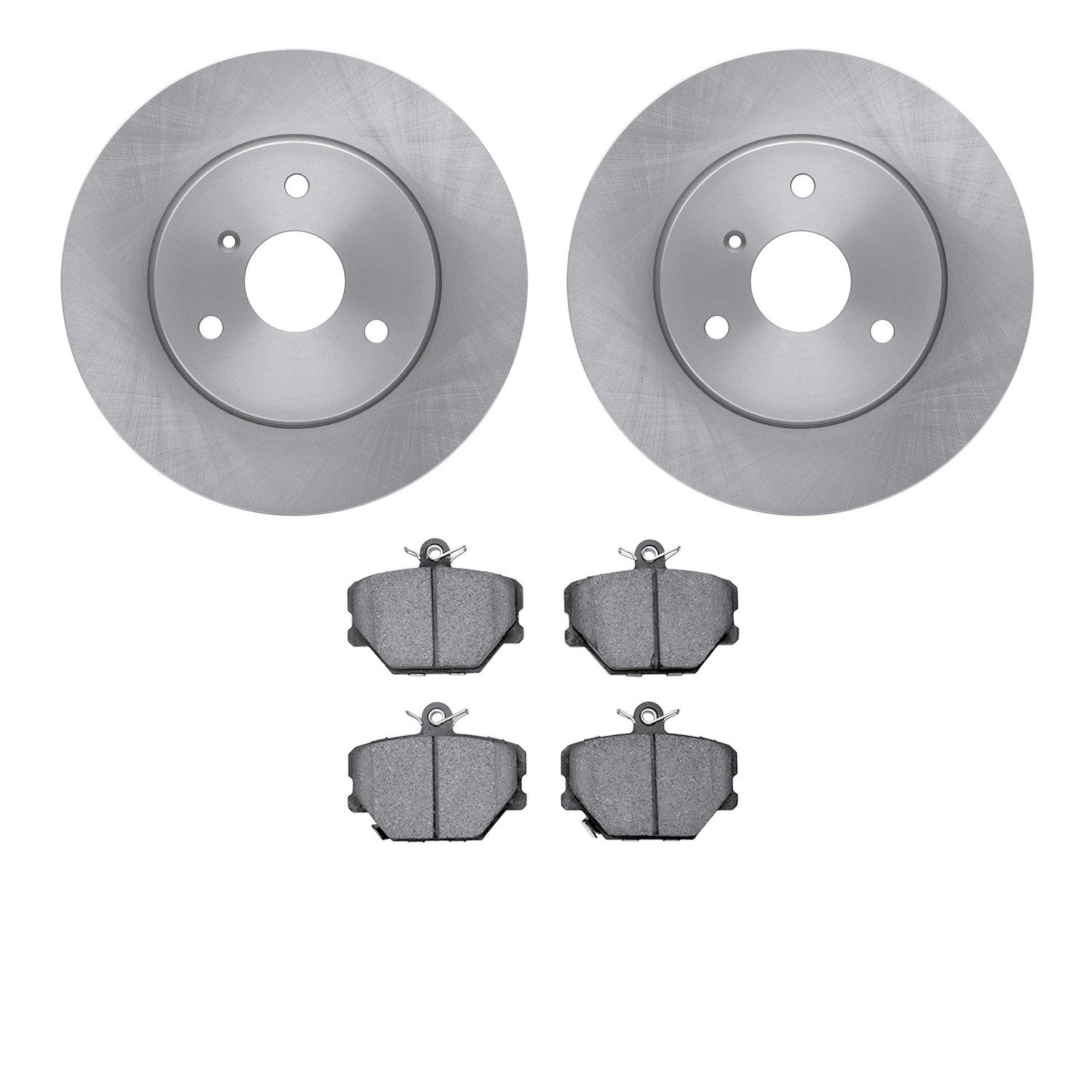 DYN 6602-63282 DFC Rotors with EURO 5000 Ceramic Brake Pads