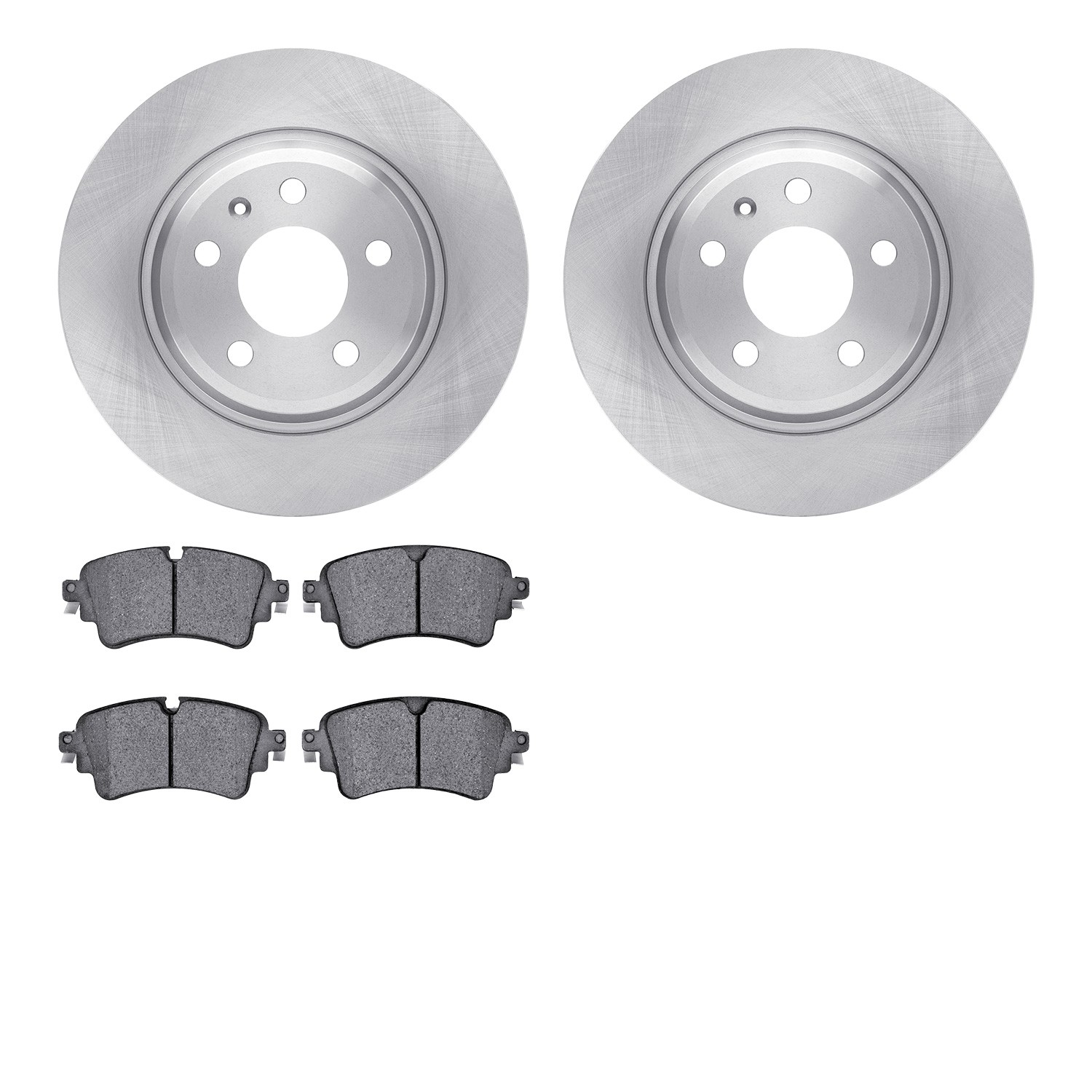 DYN 6602-73215 DFC Rotors with EURO 5000 Ceramic Brake Pads