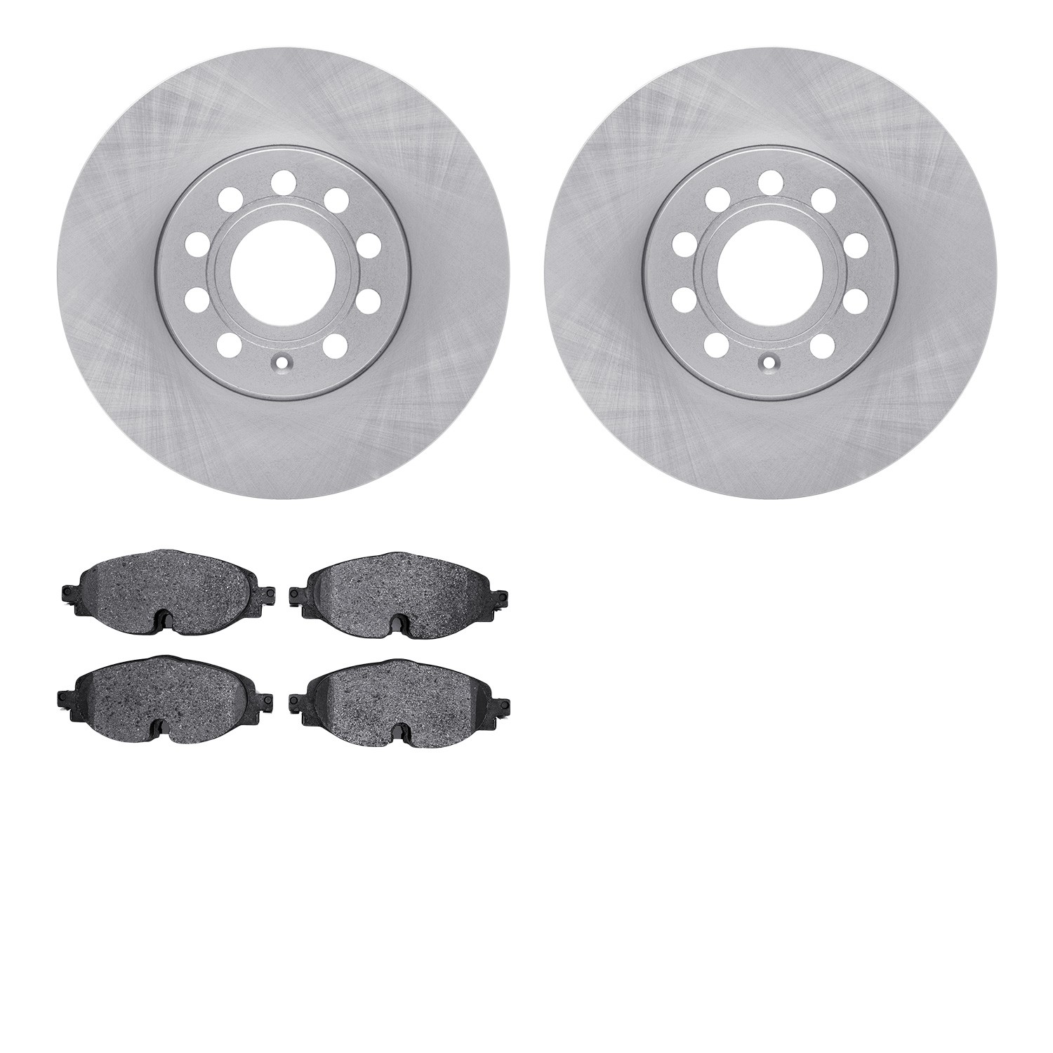 DYN 6602-74135 DFC Rotors with EURO 5000 Ceramic Brake Pads