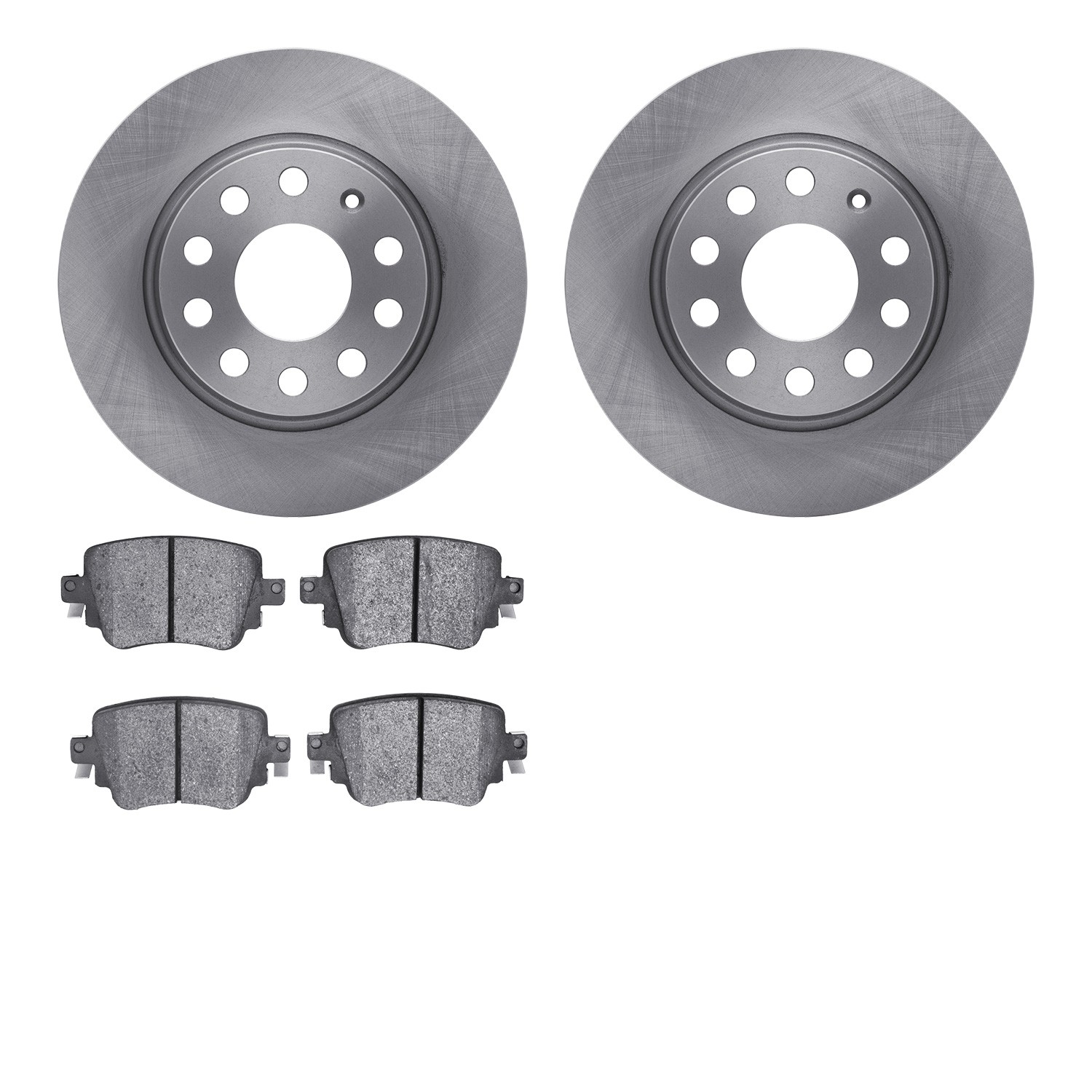DYN 6602-74163 DFC Rotors with EURO 5000 Ceramic Brake Pads