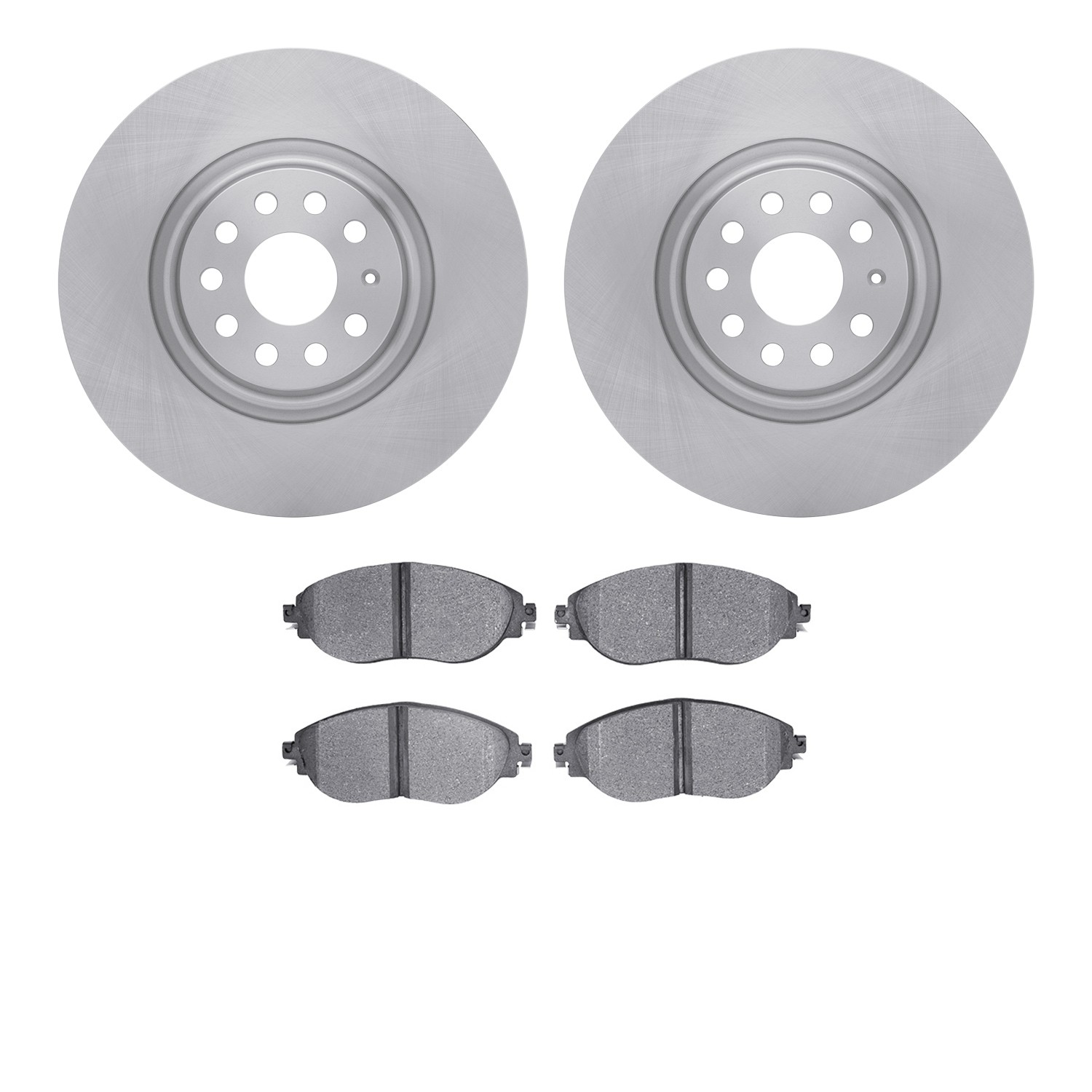 DYN 6602-74182 DFC Rotors with EURO 5000 Ceramic Brake Pads