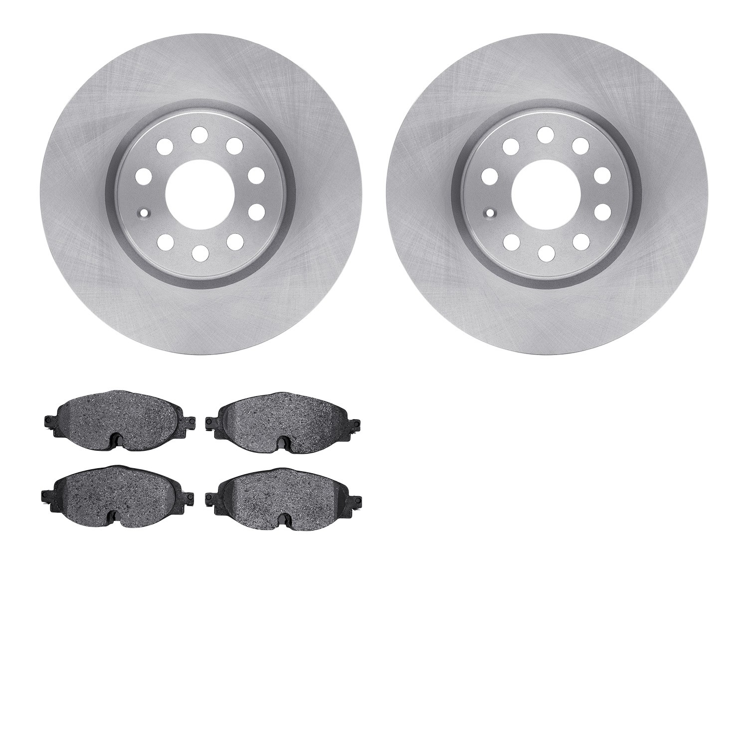 DYN 6602-74226 DFC Rotors with EURO 5000 Ceramic Brake Pads